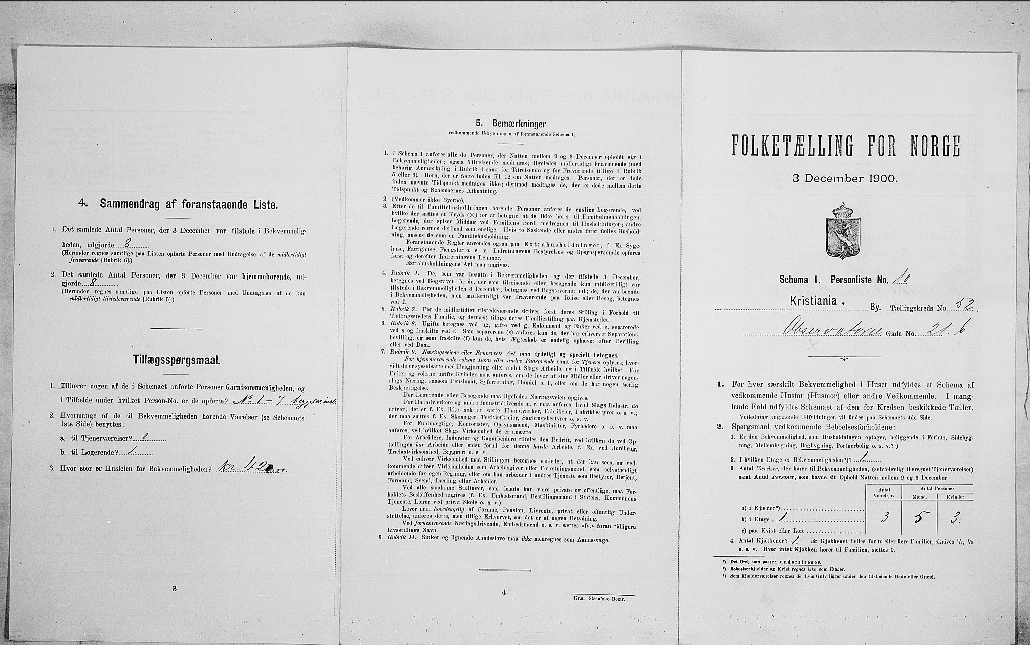 SAO, Folketelling 1900 for 0301 Kristiania kjøpstad, 1900, s. 67283