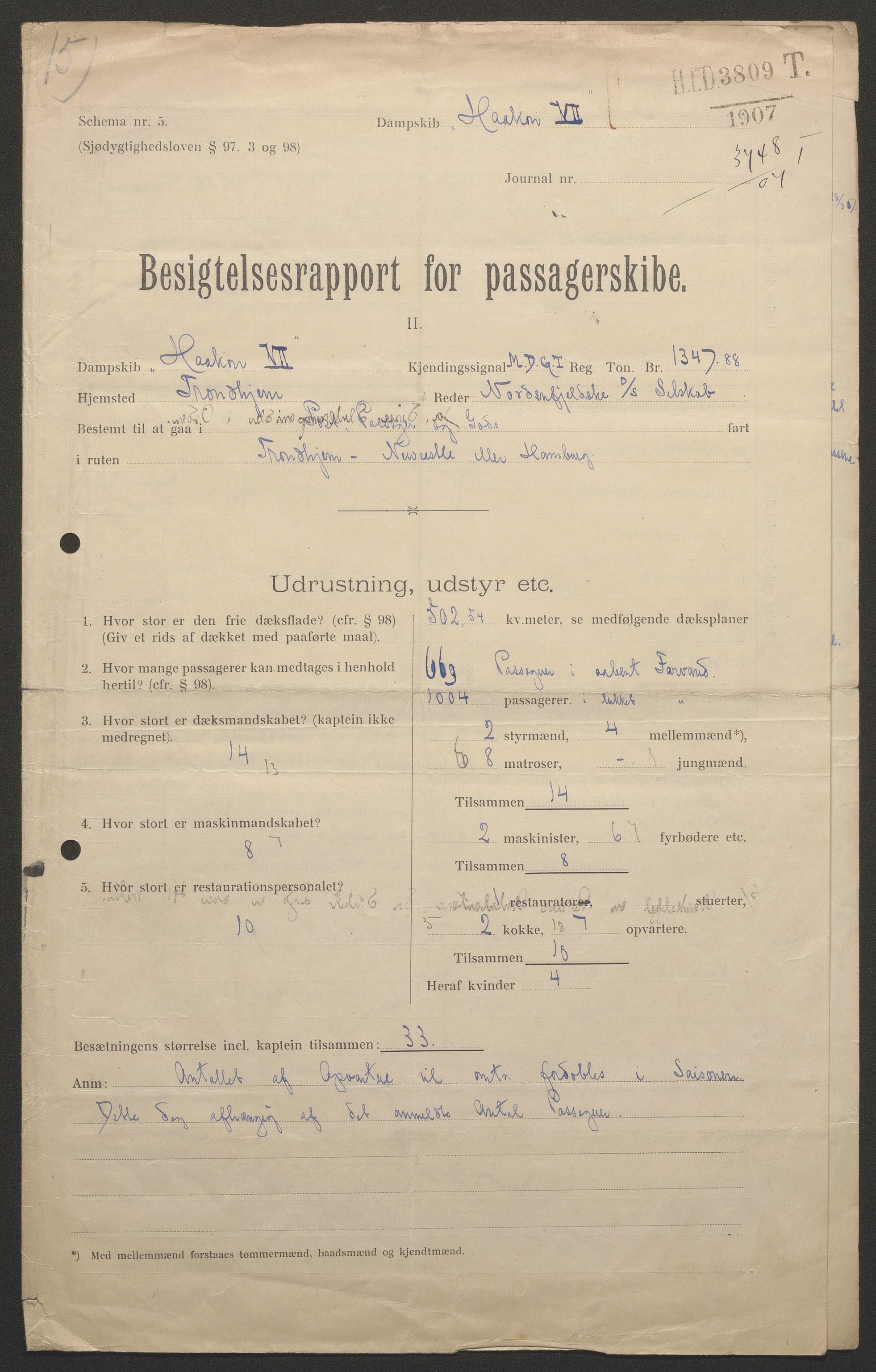 Sjøfartsdirektoratet med forløpere, skipsmapper slettede skip, AV/RA-S-4998/F/Fa/L0532: --, 1907-1917, s. 91