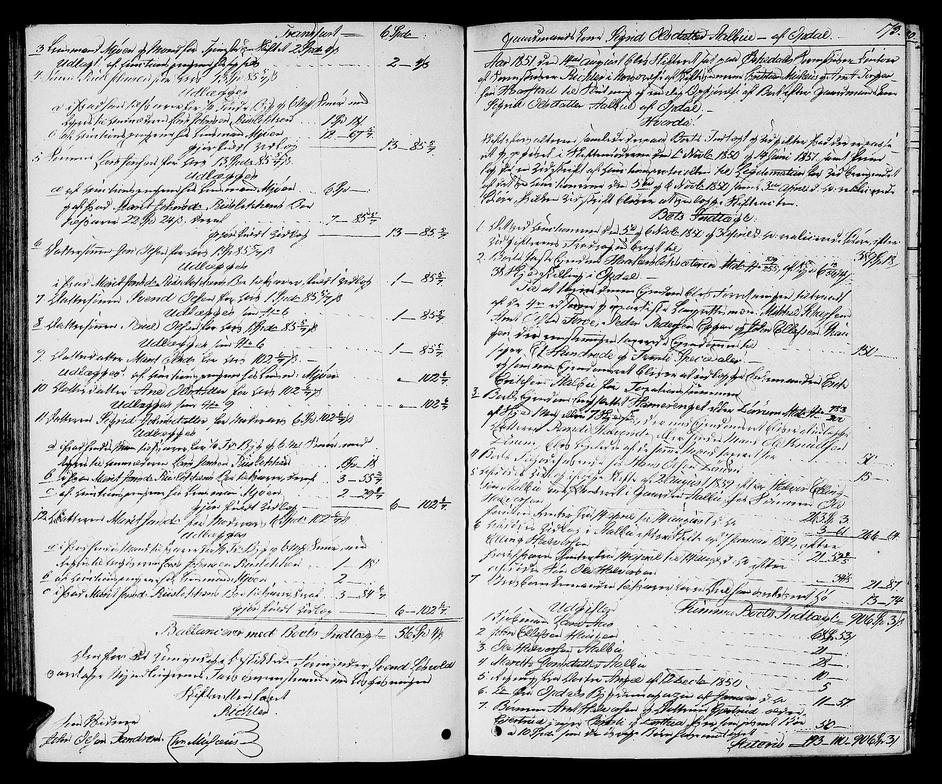 Orkdal sorenskriveri, SAT/A-4169/1/3/3Aa/L0012: Skifteprotokoller, 1845-1862, s. 173