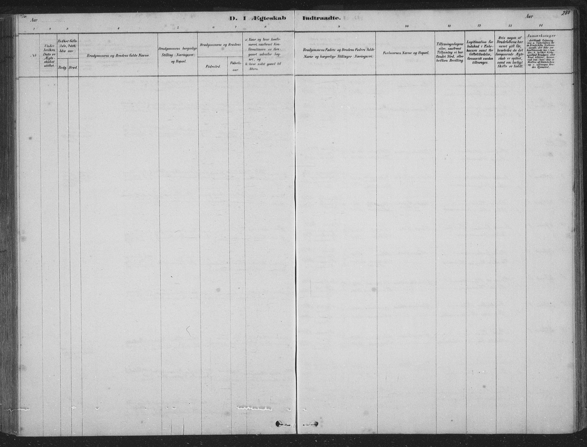 Tysnes sokneprestembete, AV/SAB-A-78601/H/Hab: Klokkerbok nr. B 2, 1878-1918, s. 280