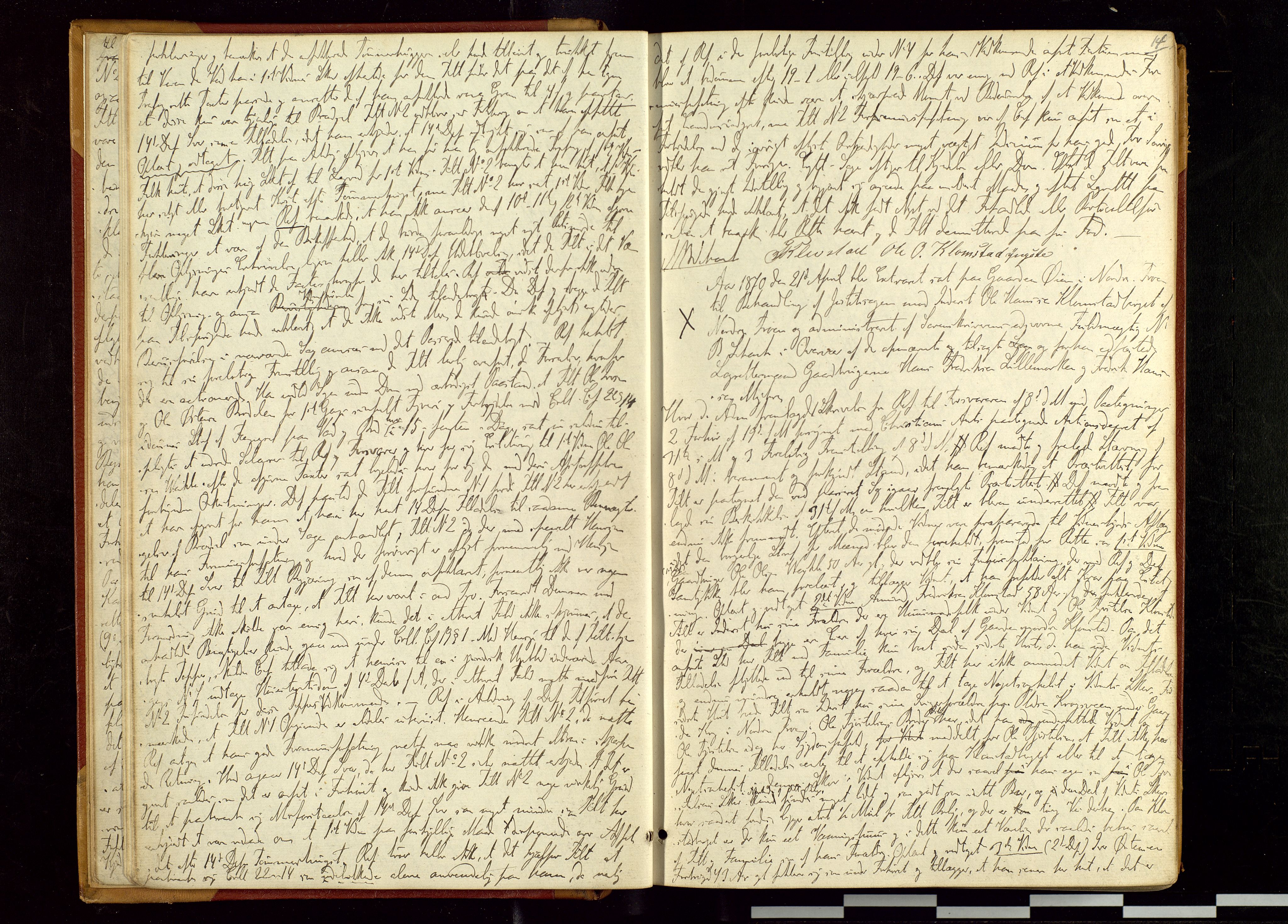 Mellom-Gudbrandsdal sorenskriveri, AV/SAH-TING-038/G/Gc/Gca/L0012: Ekstrarettsprotokoll, 1870-1878, s. 14