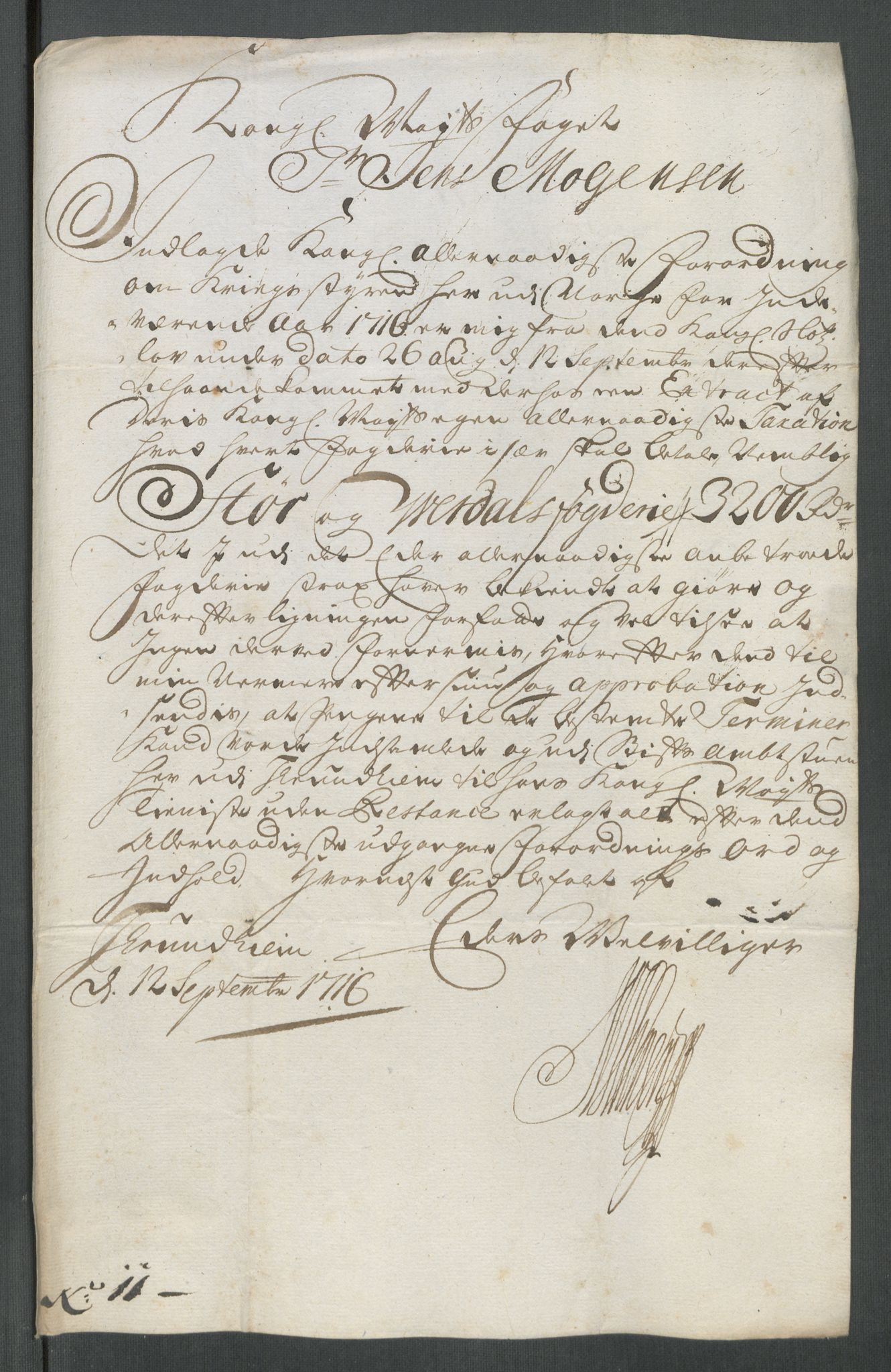 Rentekammeret inntil 1814, Reviderte regnskaper, Fogderegnskap, RA/EA-4092/R62/L4206: Fogderegnskap Stjørdal og Verdal, 1716, s. 146