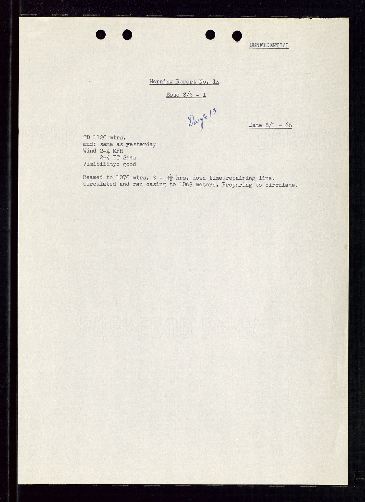 Pa 1512 - Esso Exploration and Production Norway Inc., AV/SAST-A-101917/E/Ea/L0012: Well 25/11-1 og Well 25/10-3, 1966-1967, s. 586