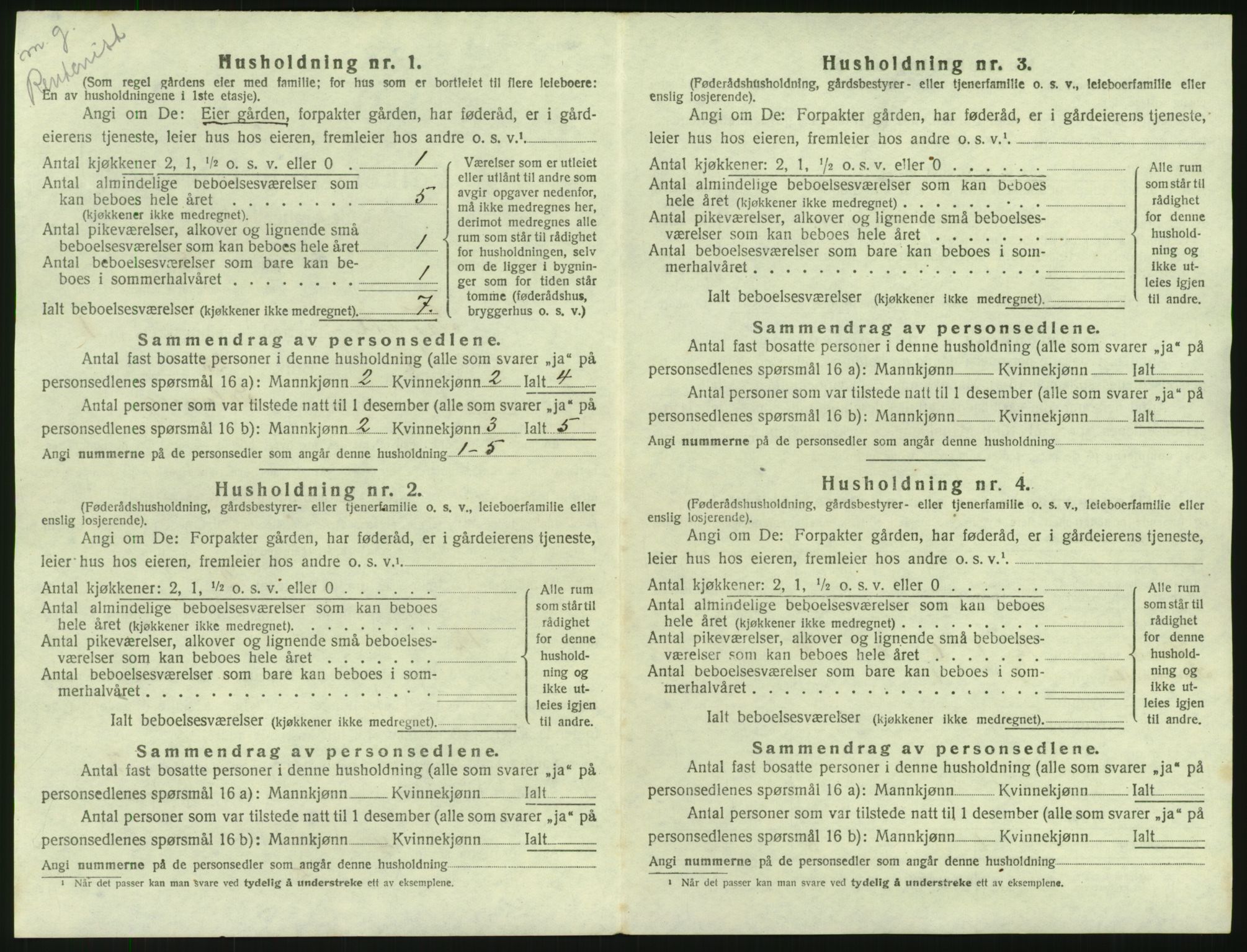 SAH, Folketelling 1920 for 0428 Trysil herred, 1920, s. 106