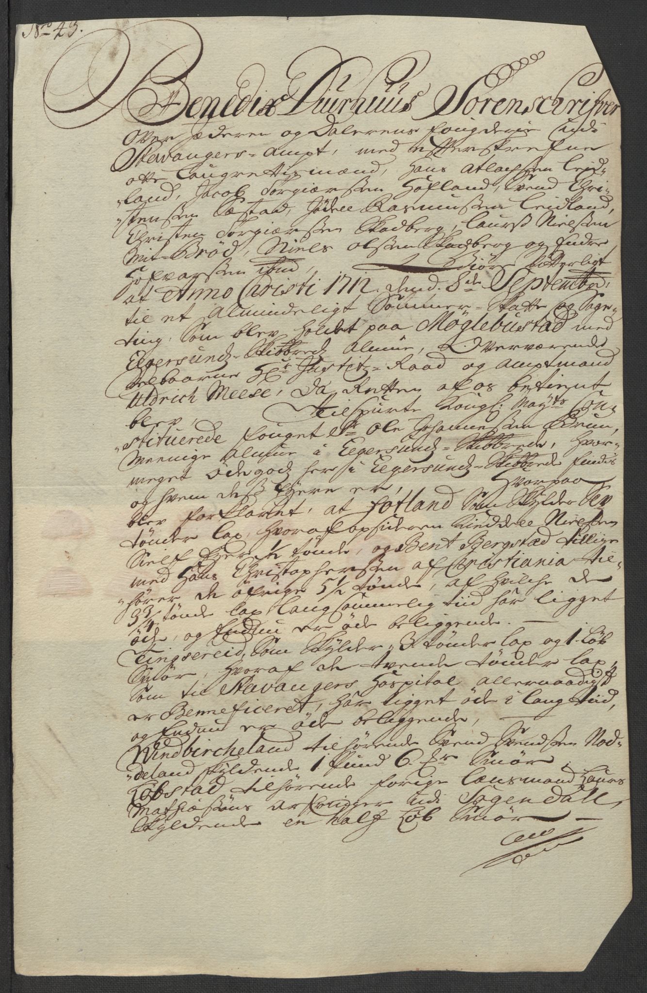 Rentekammeret inntil 1814, Reviderte regnskaper, Fogderegnskap, AV/RA-EA-4092/R46/L2737: Fogderegnskap Jæren og Dalane, 1712, s. 300