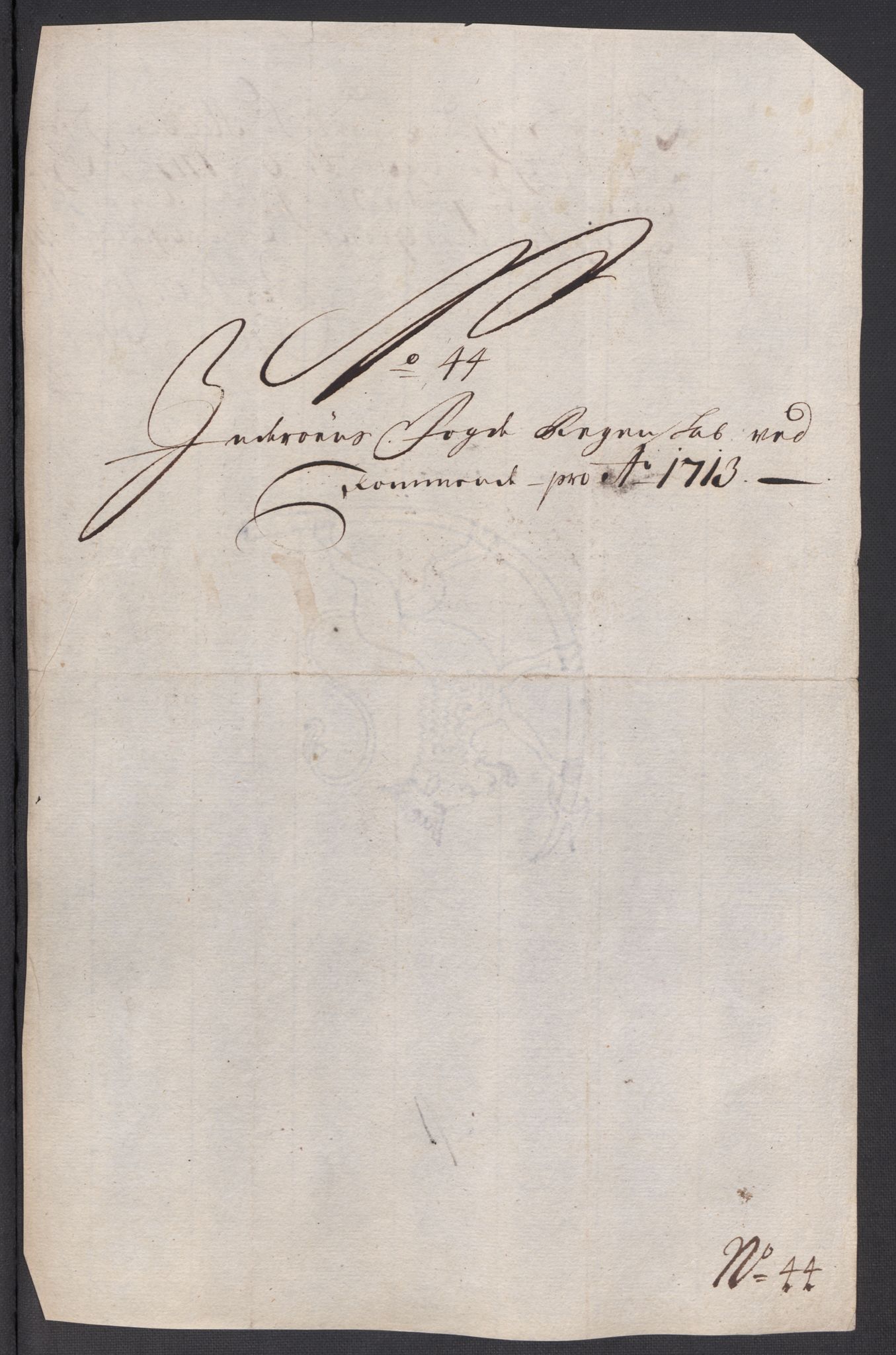 Rentekammeret inntil 1814, Reviderte regnskaper, Fogderegnskap, AV/RA-EA-4092/R63/L4321: Fogderegnskap Inderøy, 1713, s. 367