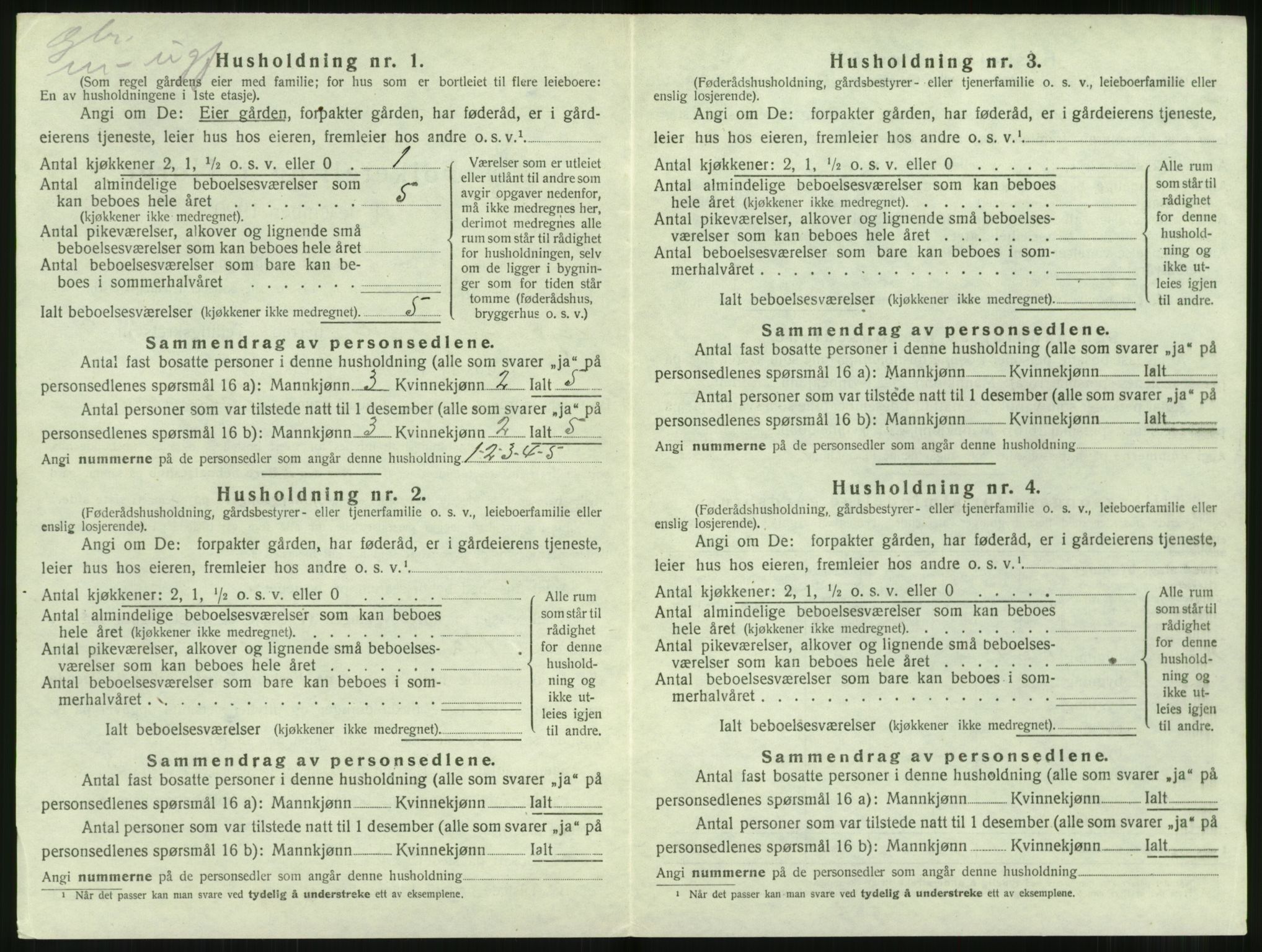 SAT, Folketelling 1920 for 1522 Hjørundfjord herred, 1920, s. 424