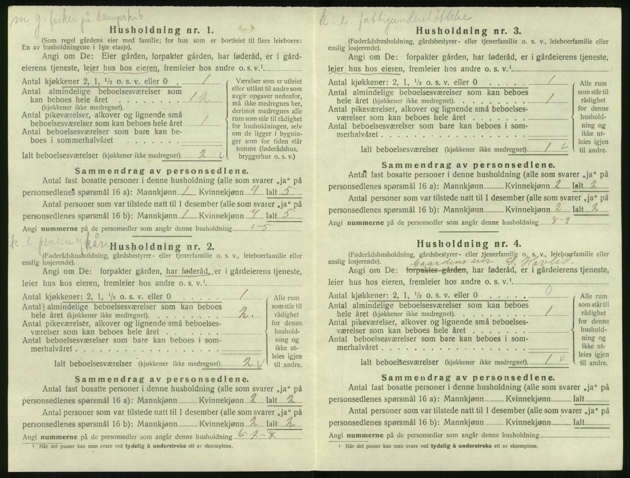 SAT, Folketelling 1920 for 1517 Hareid herred, 1920, s. 518