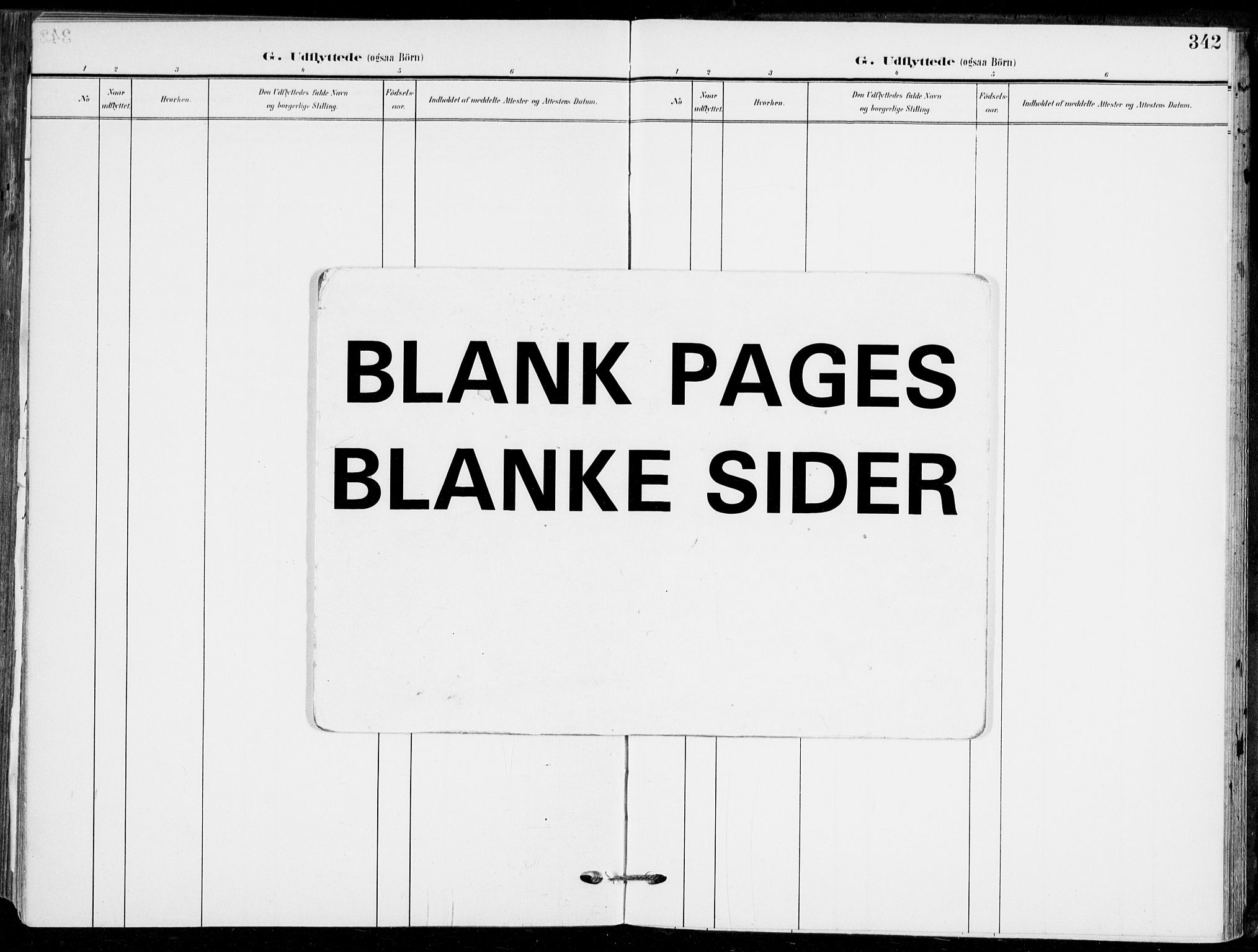 Sande Kirkebøker, AV/SAKO-A-53/F/Fa/L0008: Ministerialbok nr. 8, 1904-1921, s. 342