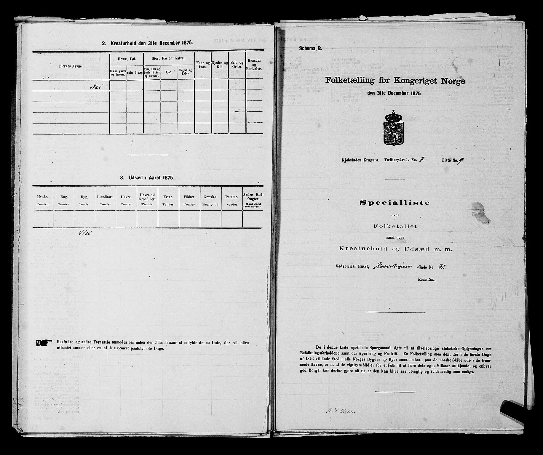 SAKO, Folketelling 1875 for 0801P Kragerø prestegjeld, 1875, s. 81