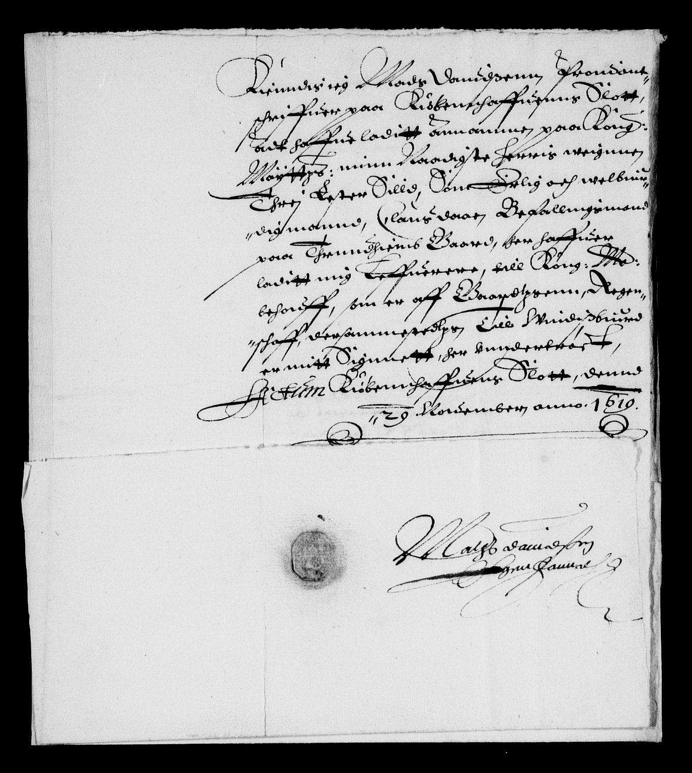 Rentekammeret inntil 1814, Reviderte regnskaper, Lensregnskaper, AV/RA-EA-5023/R/Rb/Rbw/L0018: Trondheim len, 1618-1620