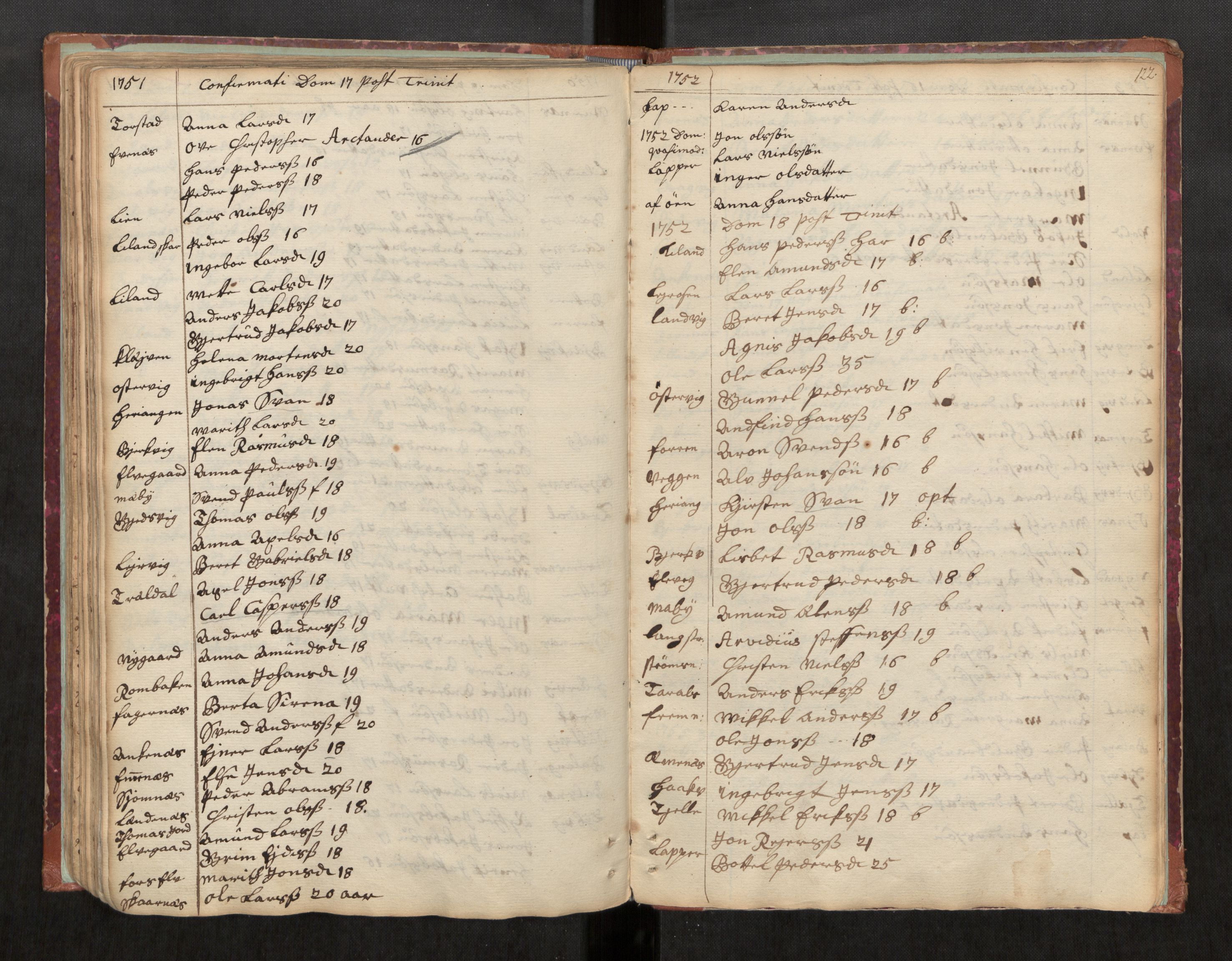 Ministerialprotokoller, klokkerbøker og fødselsregistre - Nordland, AV/SAT-A-1459/863/L0891: Ministerialbok nr. 863A03, 1748-1764, s. 122