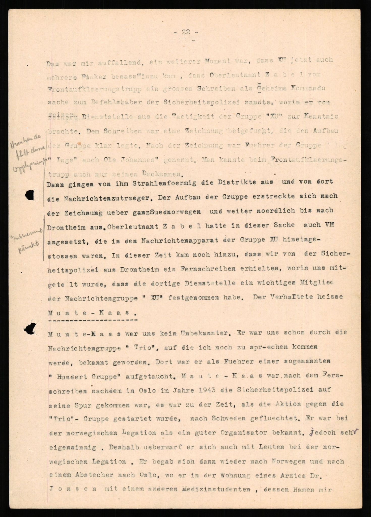 Forsvaret, Forsvarets overkommando II, AV/RA-RAFA-3915/D/Db/L0018: CI Questionaires. Tyske okkupasjonsstyrker i Norge. Tyskere., 1945-1946, s. 230