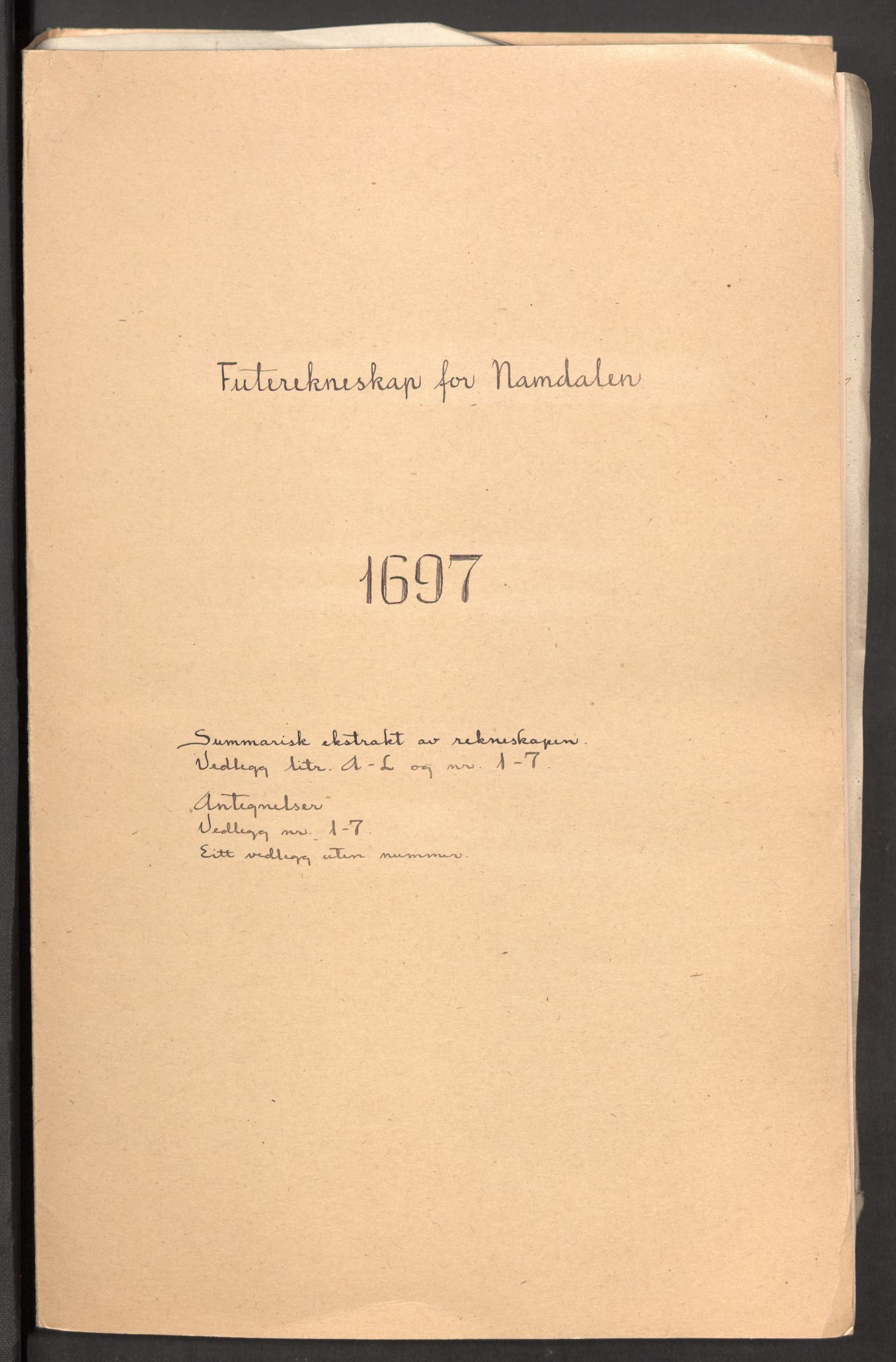 Rentekammeret inntil 1814, Reviderte regnskaper, Fogderegnskap, RA/EA-4092/R64/L4425: Fogderegnskap Namdal, 1696-1698, s. 132