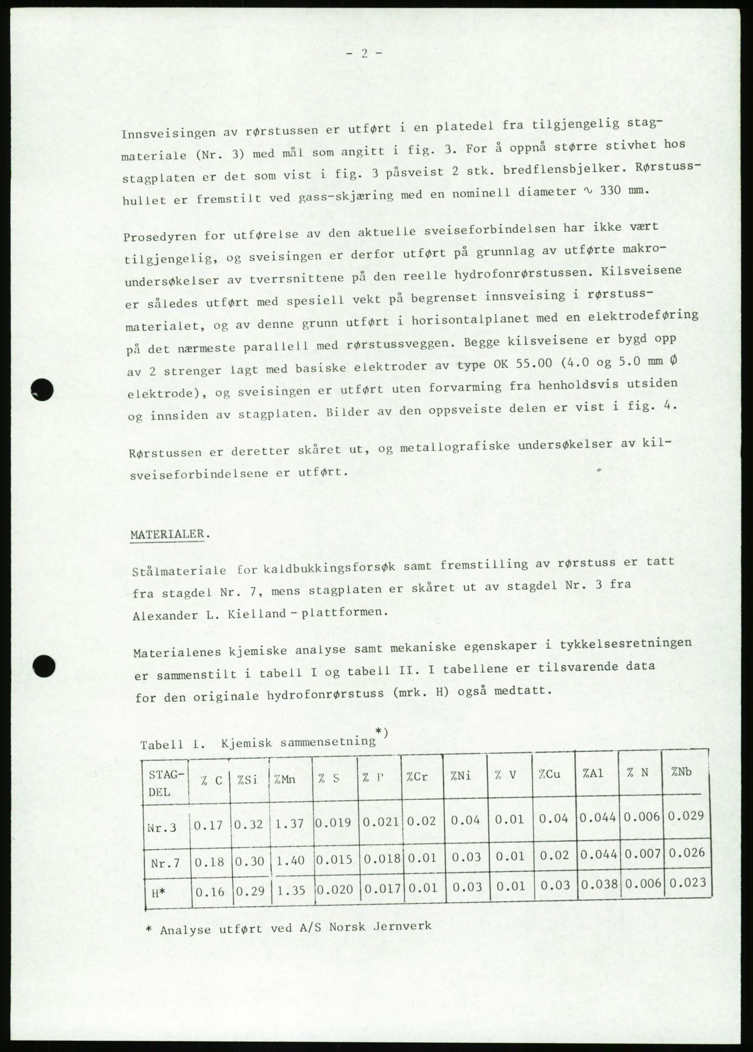 Justisdepartementet, Granskningskommisjonen ved Alexander Kielland-ulykken 27.3.1980, AV/RA-S-1165/D/L0023: Æ Øvrige Pentagone-rigger (Doku.liste + Æ1-Æ2, Æ4 av 4  - Æ3 mangler)/ ALK - SINTEF-undersøkelse av bruddflater og materialer (STF01 F80008), 1980-1981, s. 346