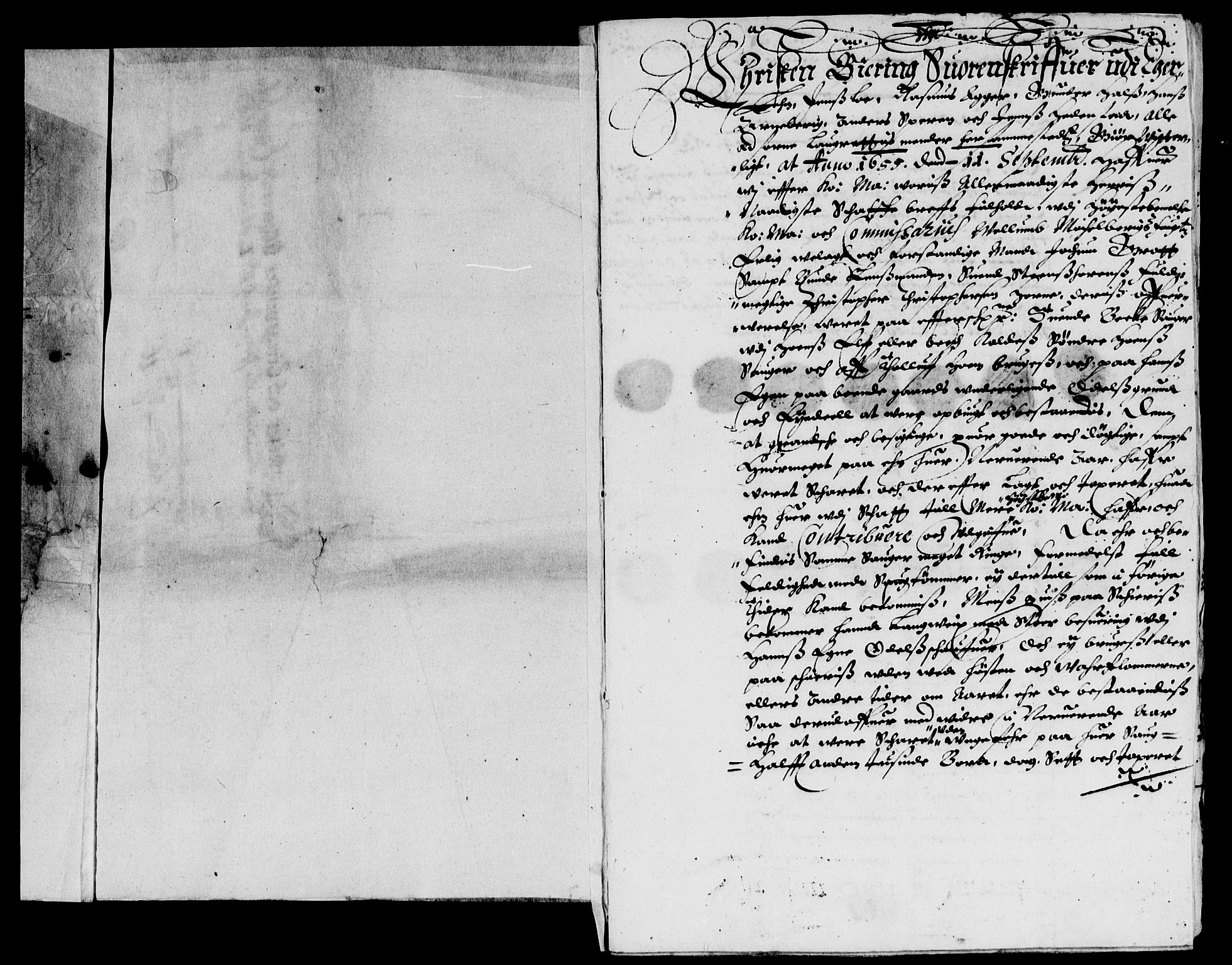 Rentekammeret inntil 1814, Reviderte regnskaper, Lensregnskaper, RA/EA-5023/R/Rb/Rbm/L0009: Eiker len, 1652-1661