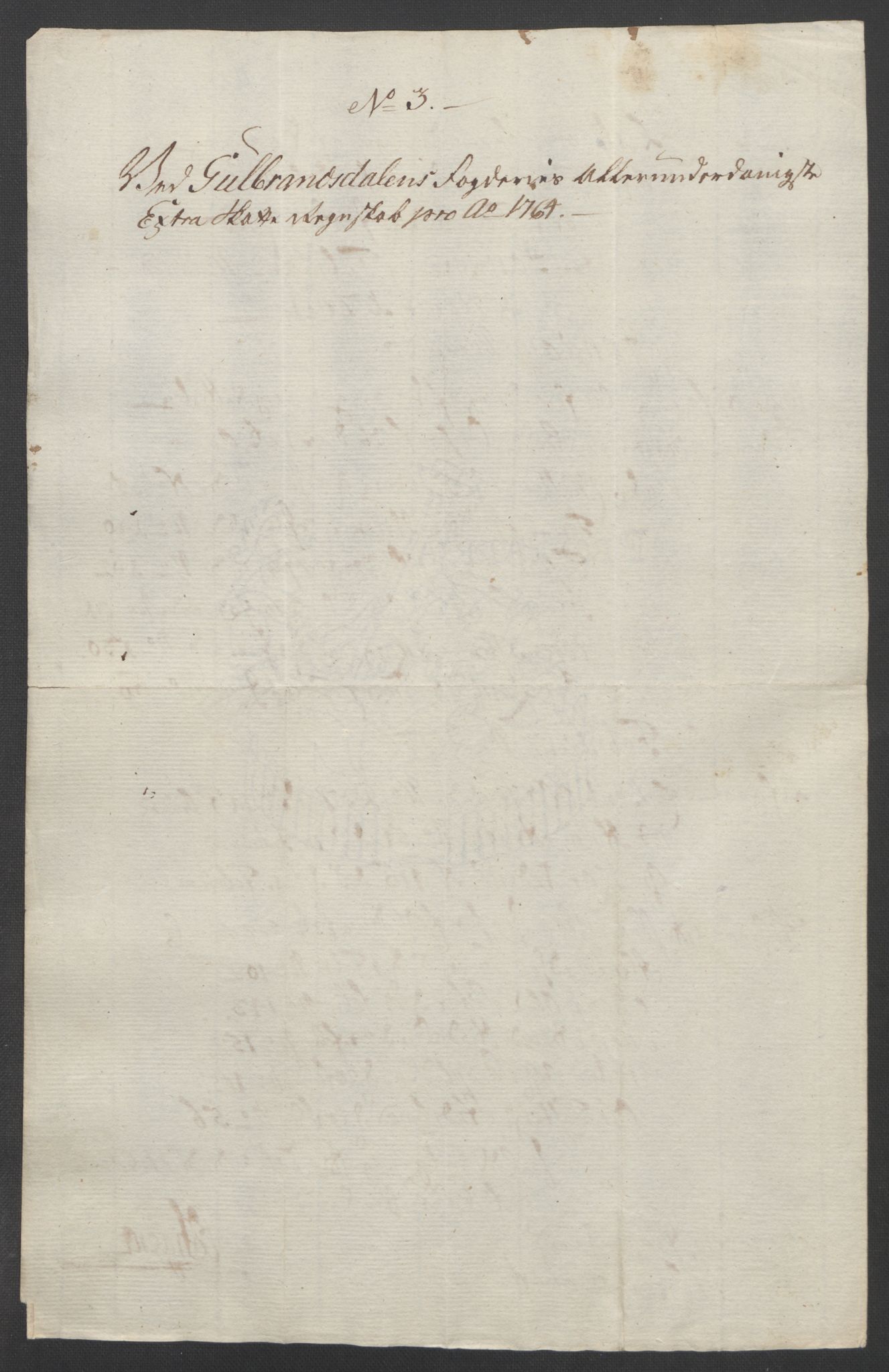 Rentekammeret inntil 1814, Reviderte regnskaper, Fogderegnskap, AV/RA-EA-4092/R17/L1266: Ekstraskatten Gudbrandsdal, 1762-1766, s. 324