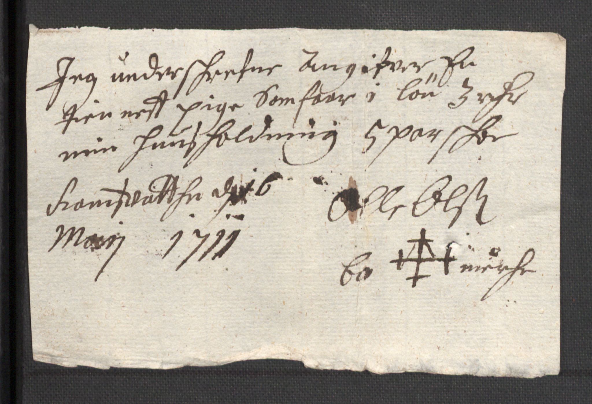 Rentekammeret inntil 1814, Reviderte regnskaper, Fogderegnskap, AV/RA-EA-4092/R36/L2121: Fogderegnskap Øvre og Nedre Telemark og Bamble, 1711, s. 287