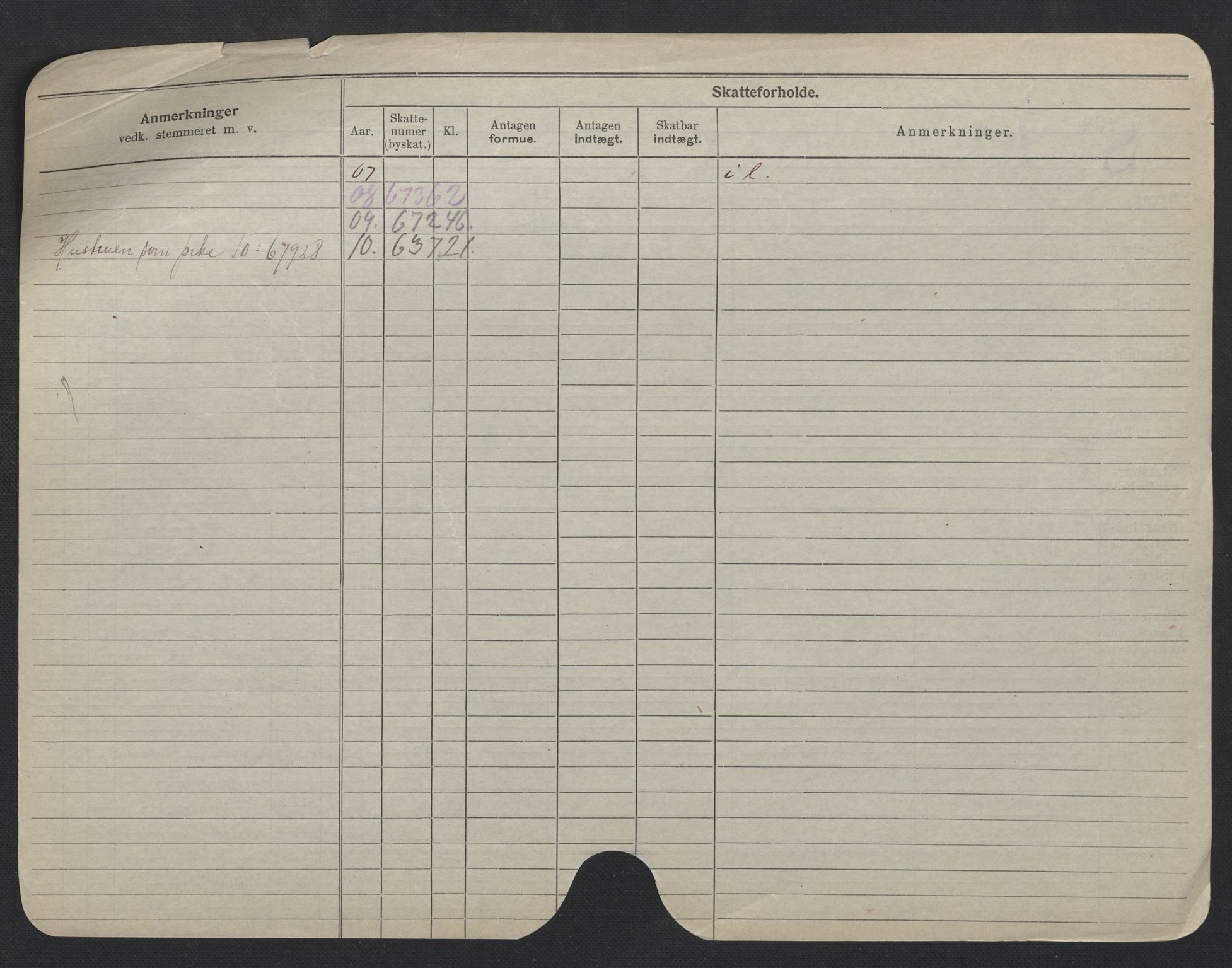 Oslo folkeregister, Registerkort, SAO/A-11715/F/Fa/Fac/L0006: Menn, 1906-1914, s. 625b