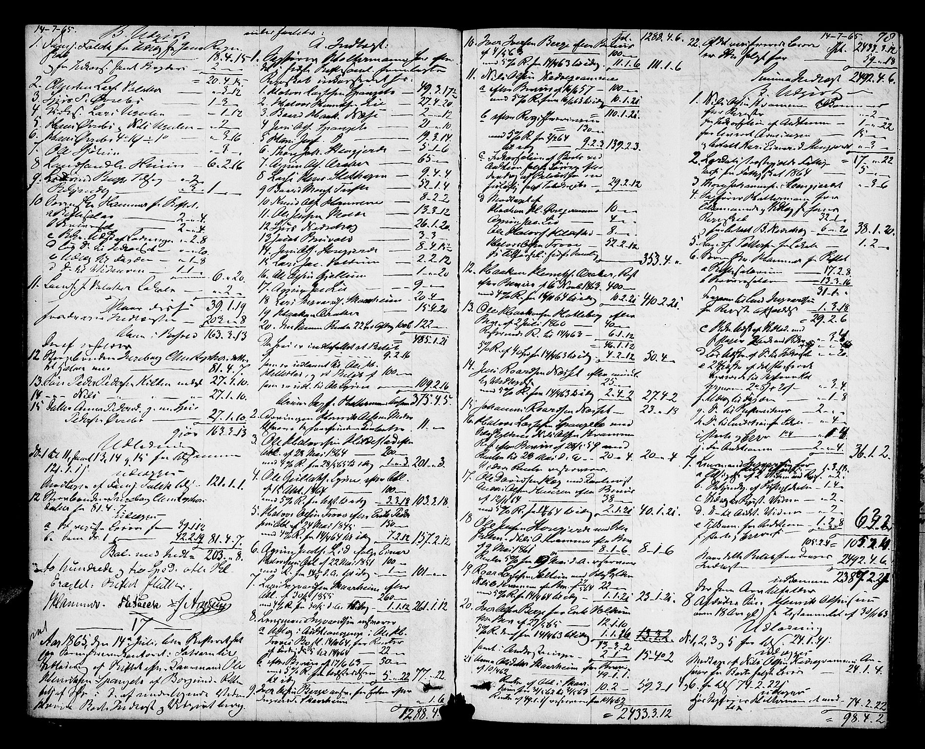 Indre Sogn tingrett, AV/SAB-A-3301/1/H/Hd/L0004: Skifteutlodningsprotokoll 4, 1860-1876, s. 77b-78a