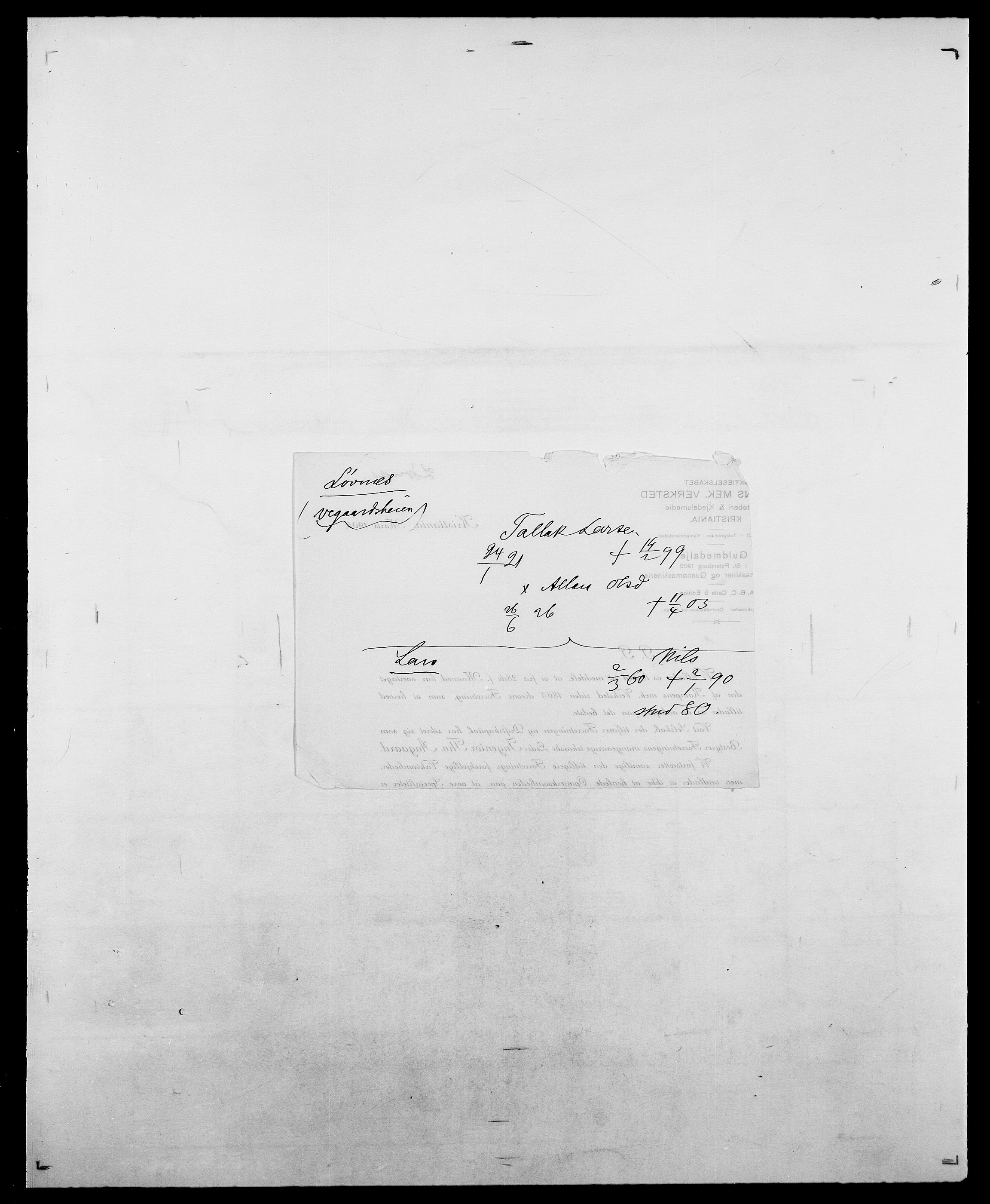 Delgobe, Charles Antoine - samling, SAO/PAO-0038/D/Da/L0025: Løberg - Mazar, s. 120