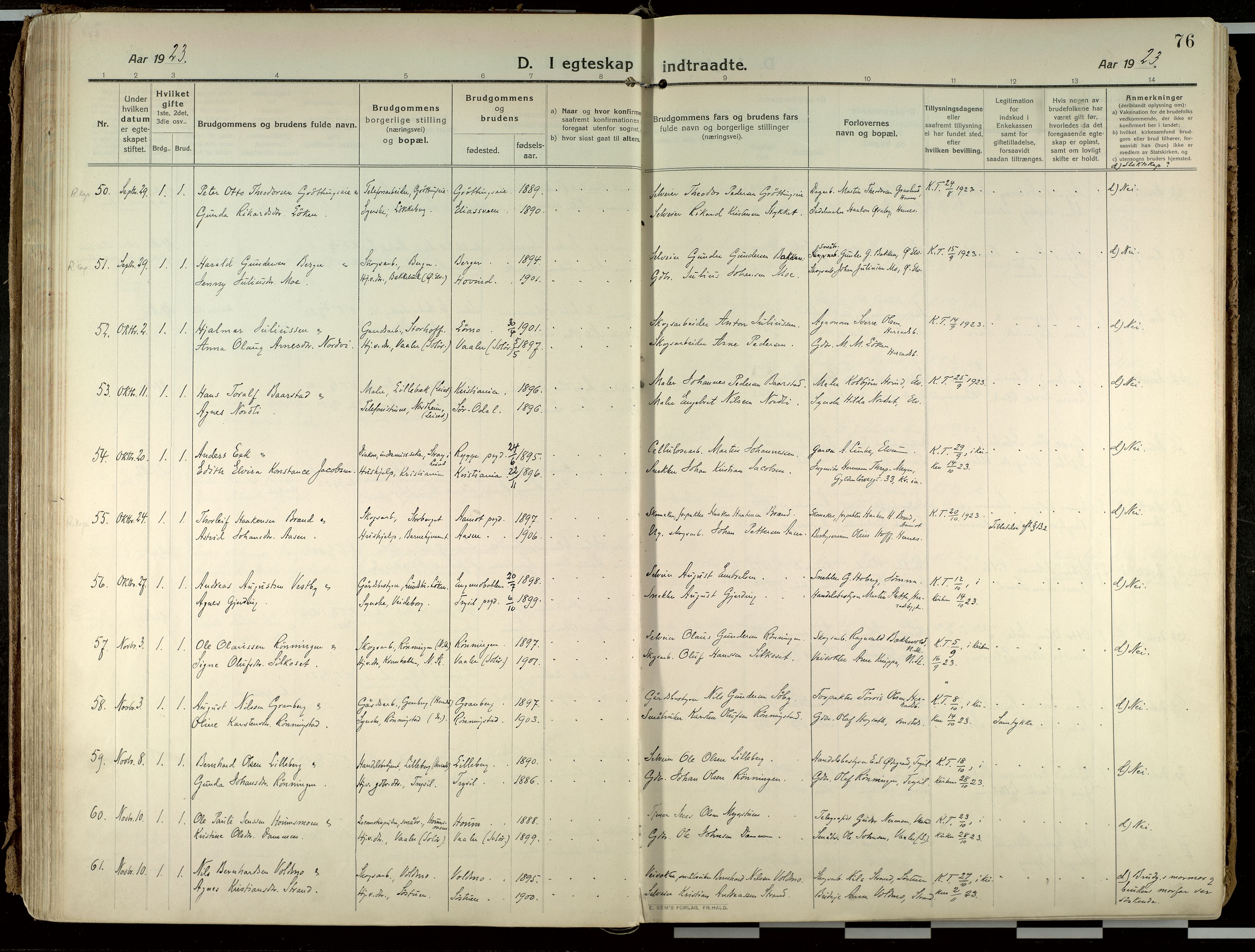 Elverum prestekontor, AV/SAH-PREST-044/H/Ha/Haa/L0021: Ministerialbok nr. 21, 1913-1928, s. 76