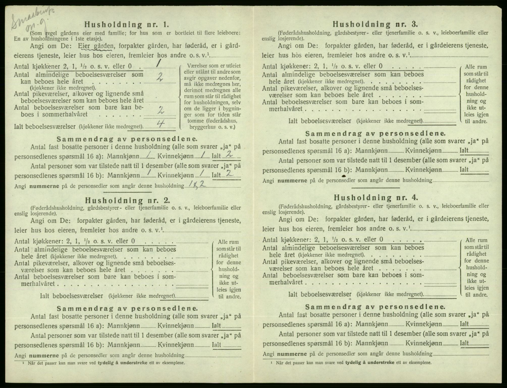 SAB, Folketelling 1920 for 1214 Ølen herred, 1920, s. 563