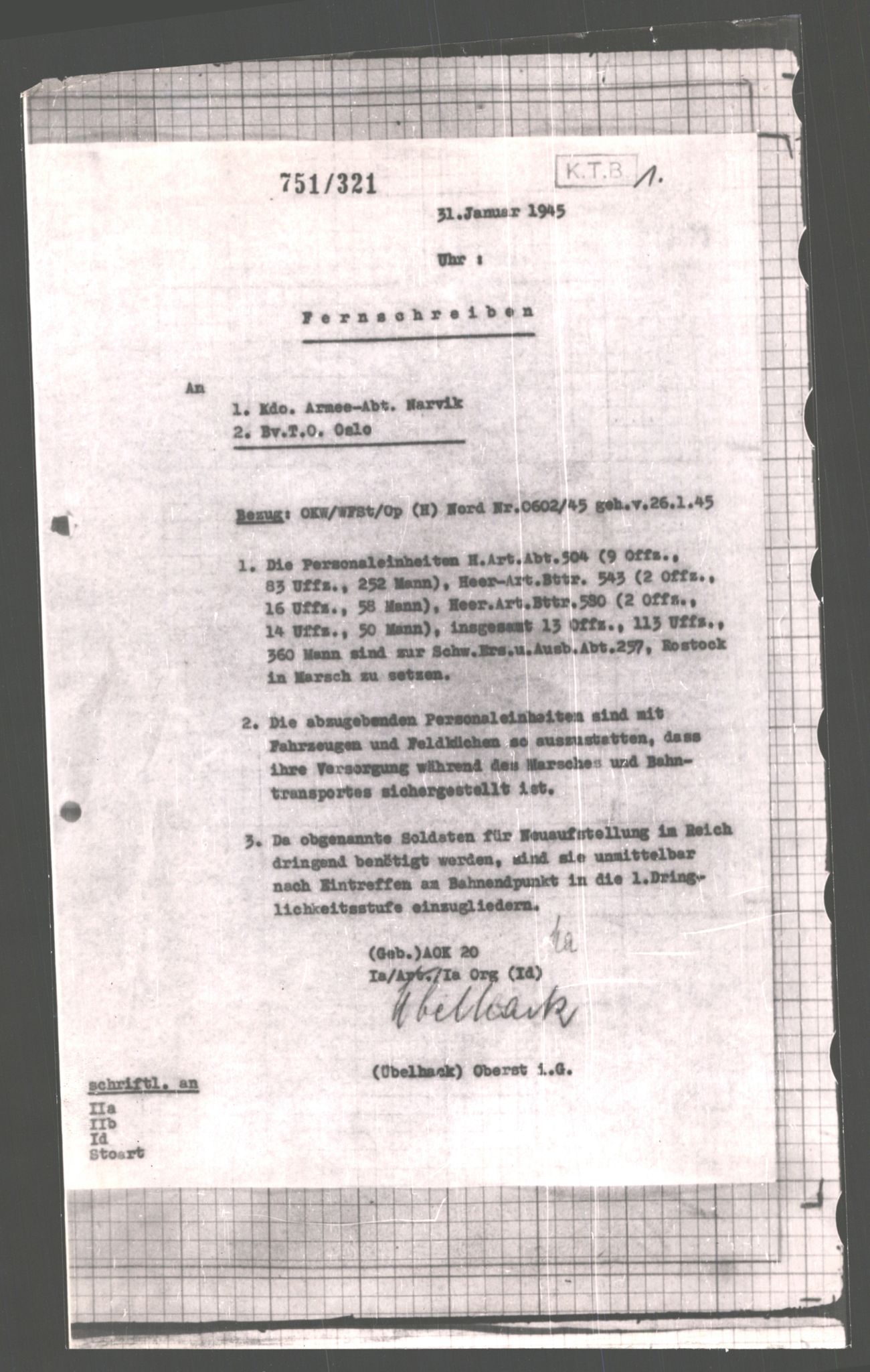 Forsvarets Overkommando. 2 kontor. Arkiv 11.4. Spredte tyske arkivsaker, AV/RA-RAFA-7031/D/Dar/Dara/L0006: Krigsdagbøker for 20. Gebirgs-Armee-Oberkommando (AOK 20), 1945, s. 885