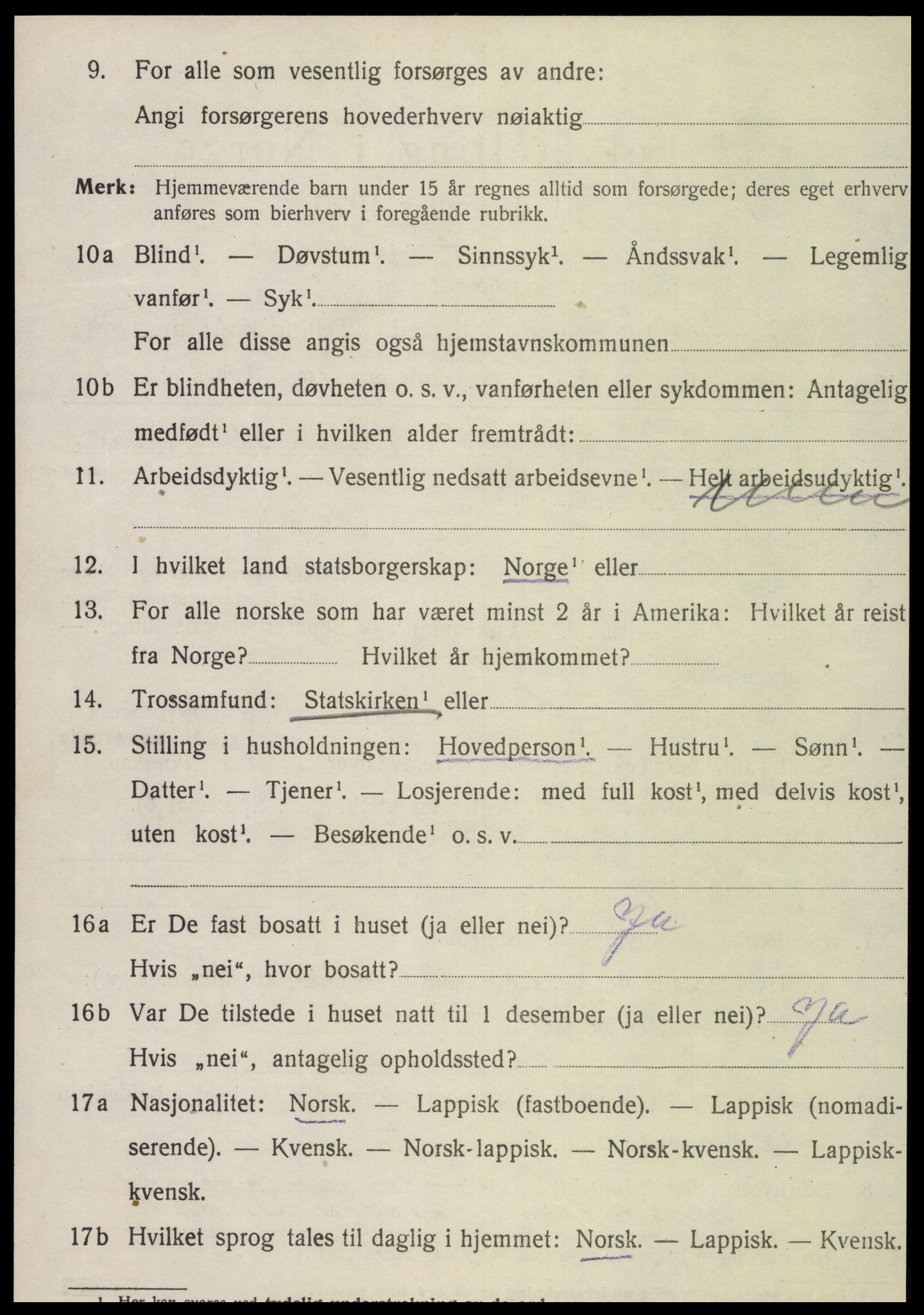 SAT, Folketelling 1920 for 1718 Leksvik herred, 1920, s. 4957