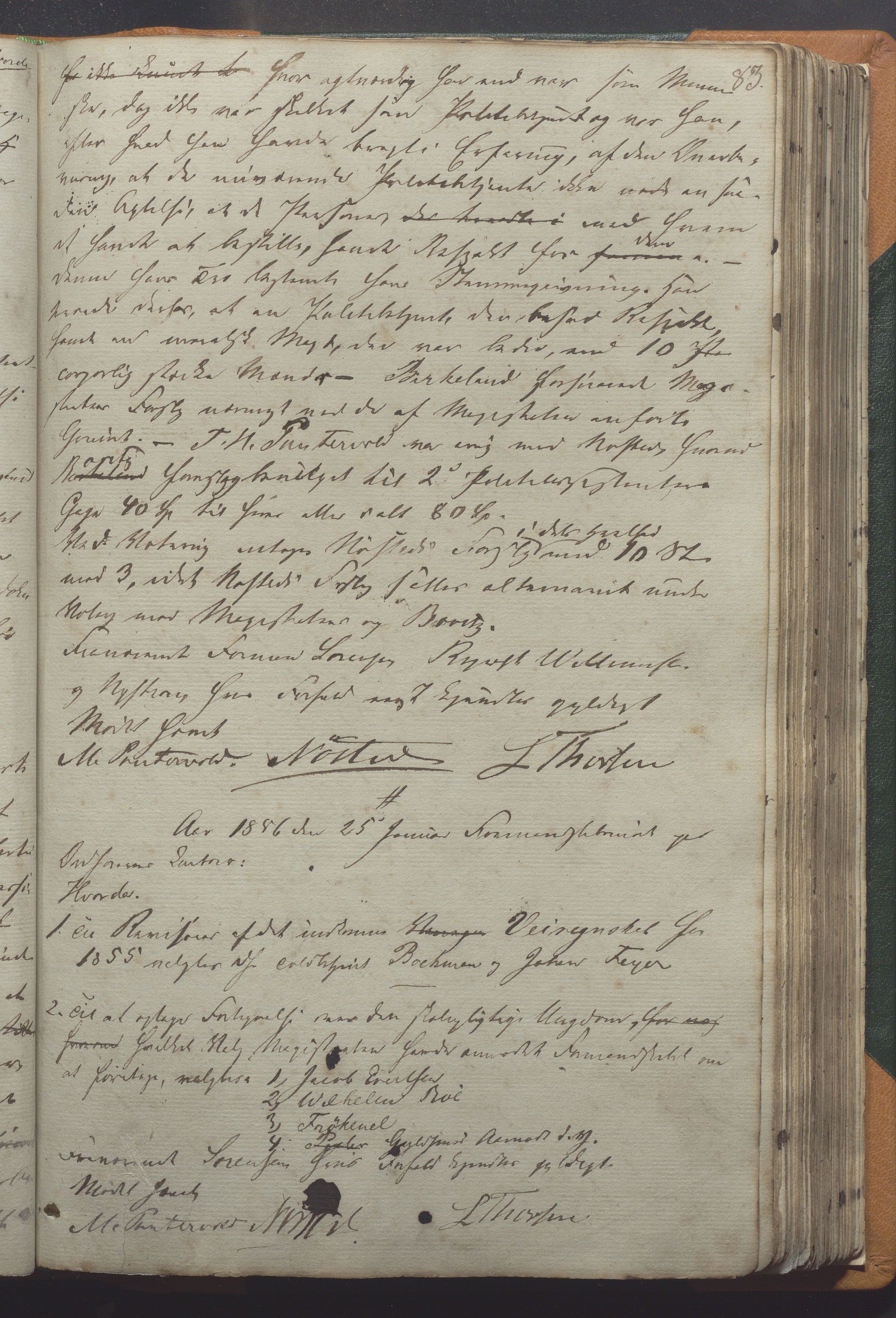 Egersund kommune (Ladested) - Formannskapet, IKAR/K-100502/A/L0002: Forhandlingsprotokoll, 1852-1862, s. 83a