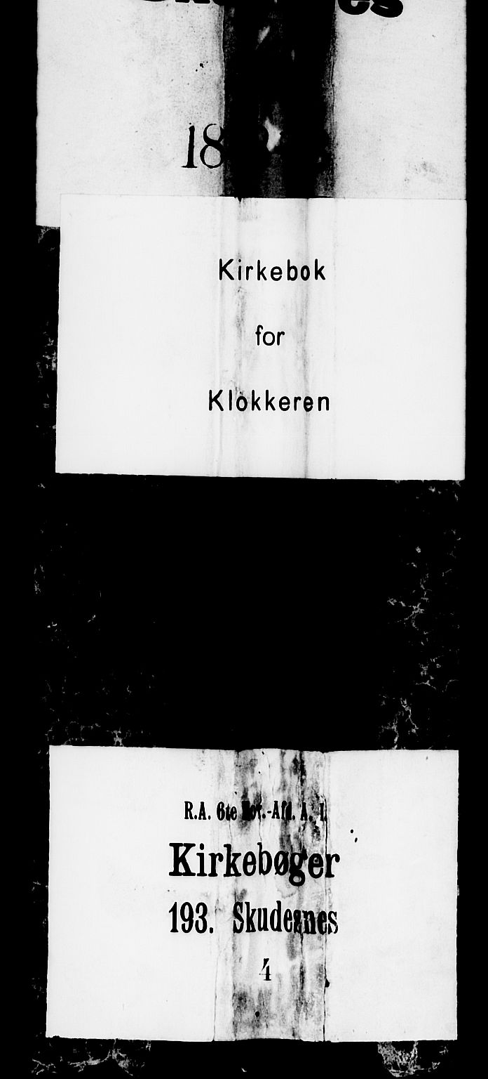 Skudenes sokneprestkontor, AV/SAST-A -101849/H/Ha/Hab/L0002: Klokkerbok nr. B 2, 1848-1873