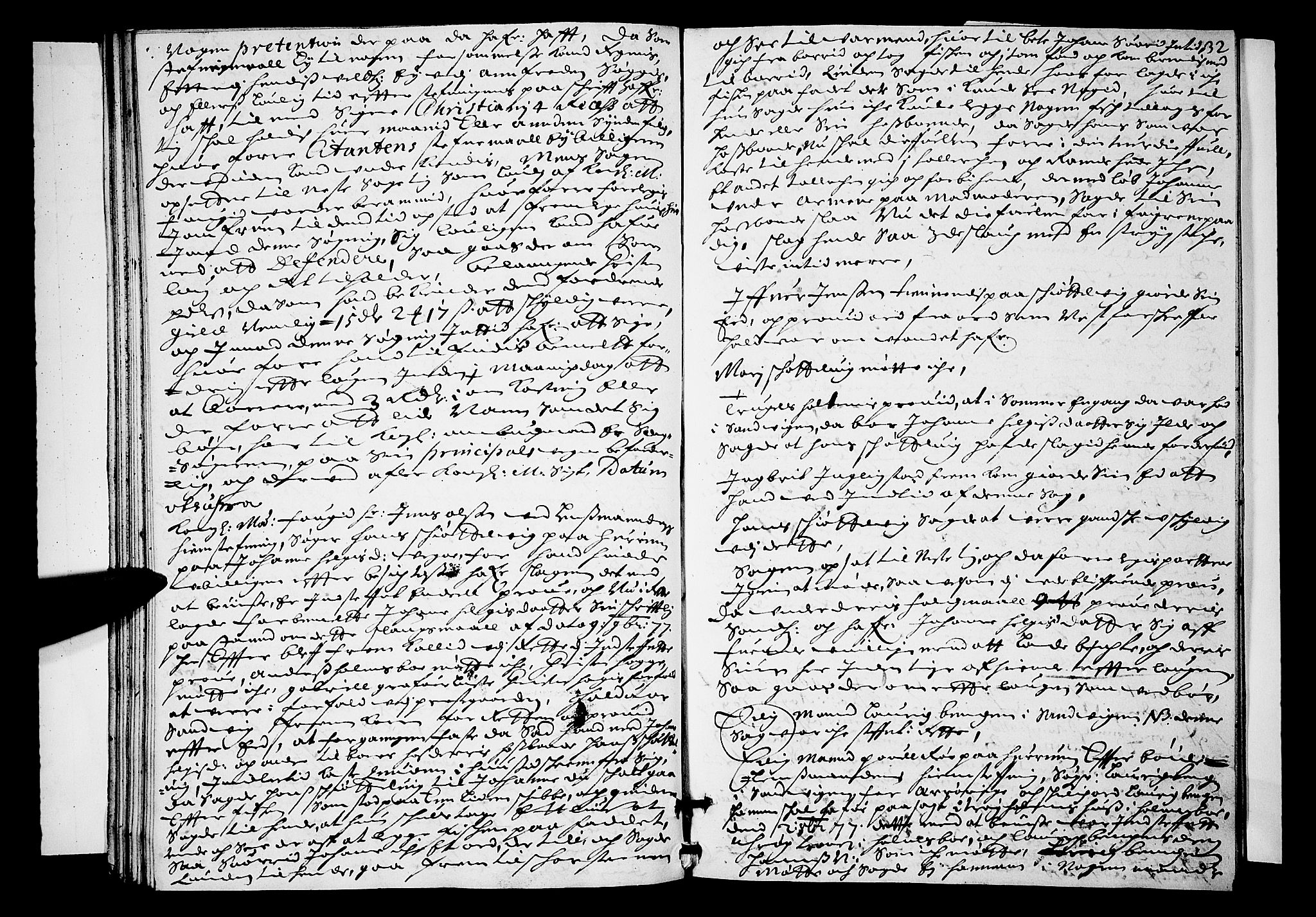 Lier, Røyken og Hurum sorenskriveri, AV/SAKO-A-89/F/Fa/L0018: Tingbok, 1677, s. 32