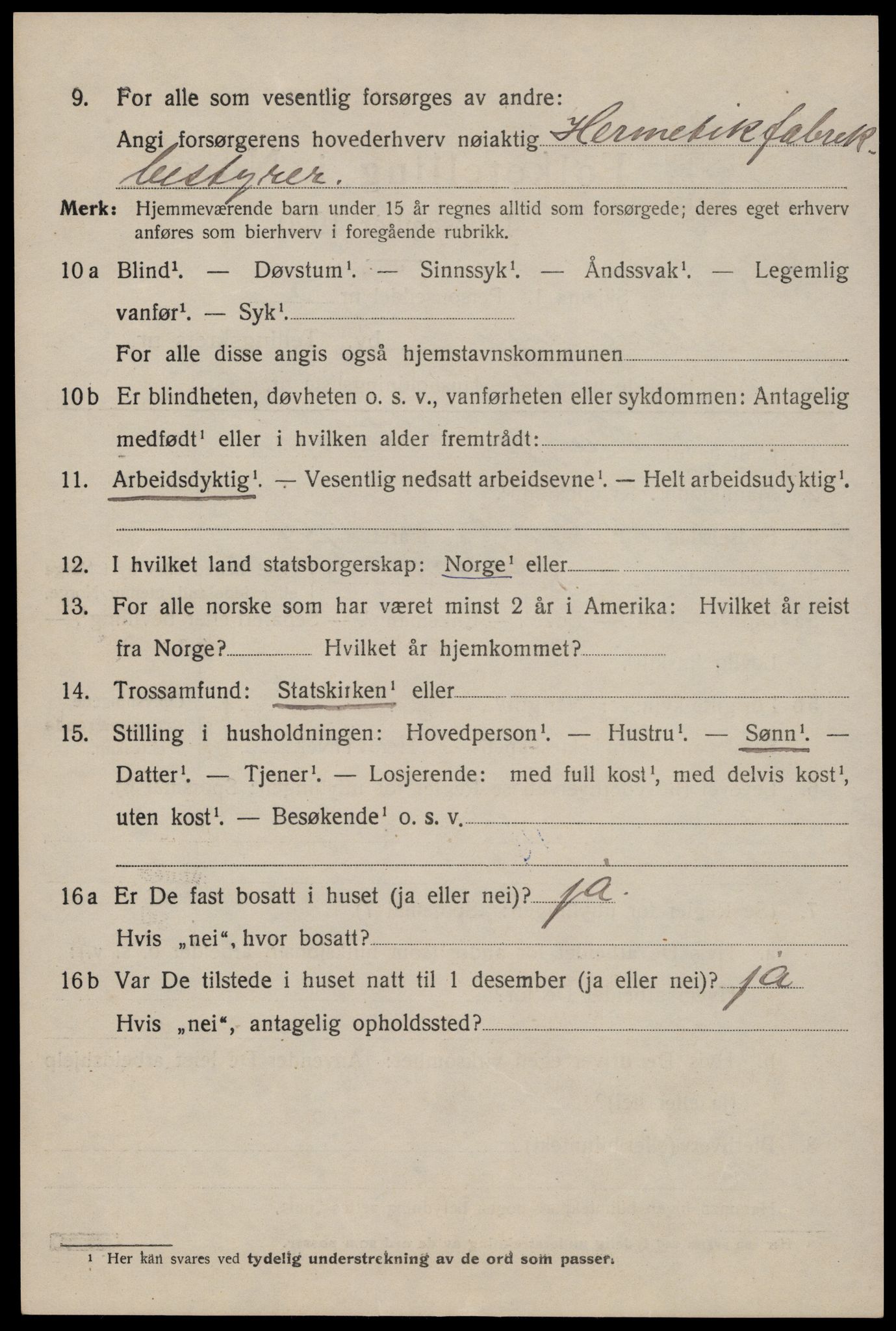SAST, Folketelling 1920 for 1103 Stavanger kjøpstad, 1920, s. 43727