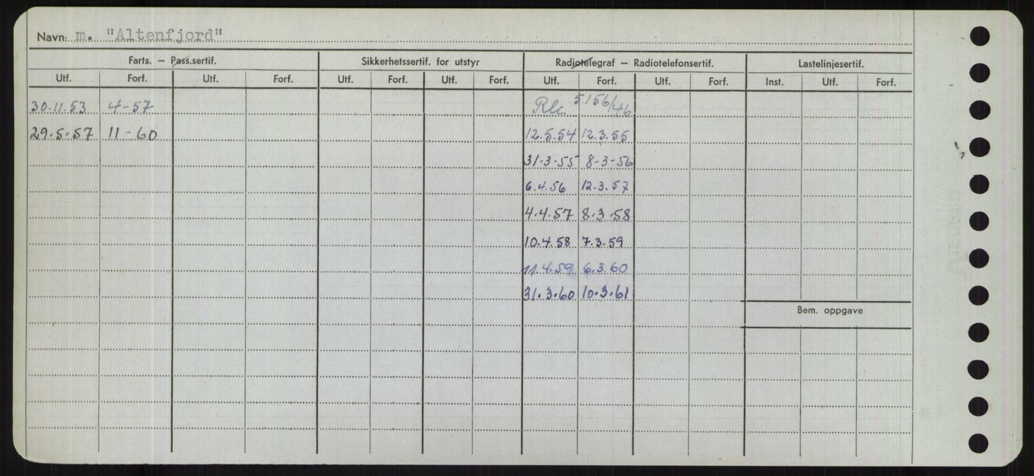 Sjøfartsdirektoratet med forløpere, Skipsmålingen, RA/S-1627/H/Hd/L0001: Fartøy, A-Anv, s. 422