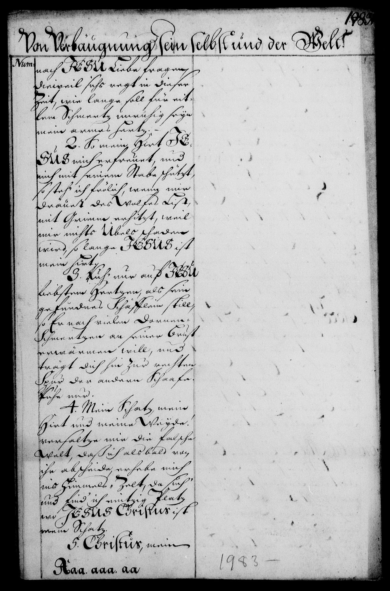 Generalkirkeinspektionskollegiet, DRA/A-0008/F4-14/F4-14-04: Dokumenter til revision af den tønderske salmebog, 1746-1747