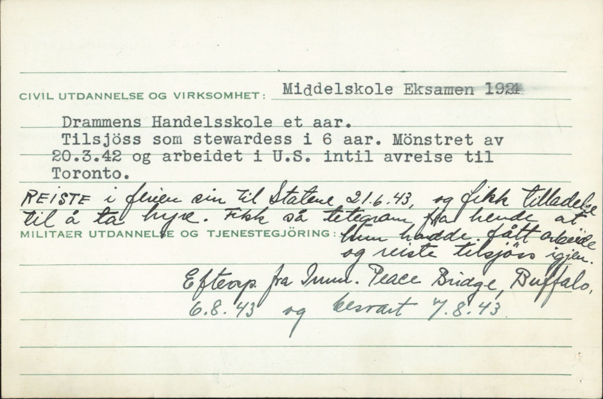 Forsvaret, Forsvarets overkommando/Luftforsvarsstaben, RA/RAFA-4079/P/Pa/L0024: Personellpapirer, 1910, s. 388