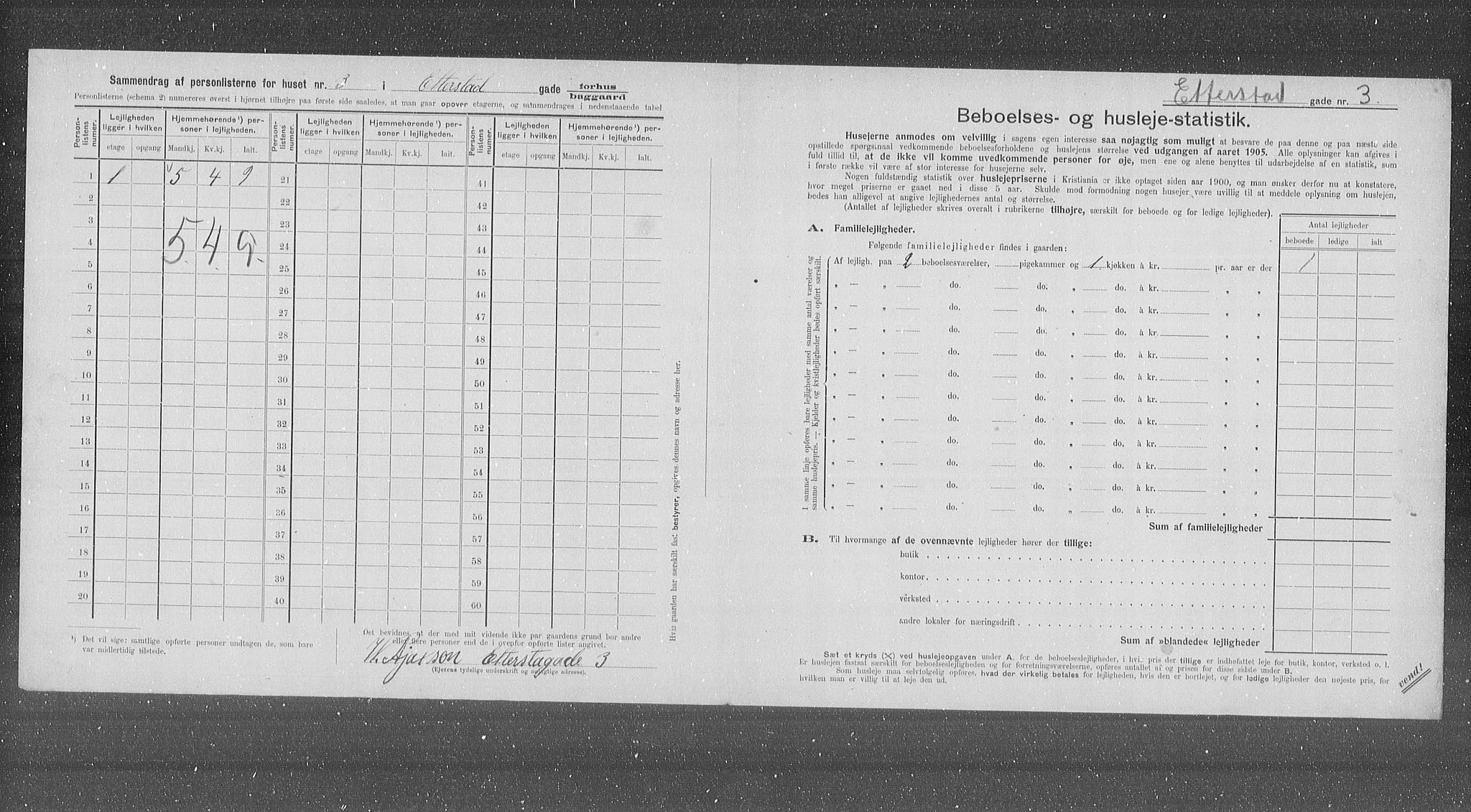 OBA, Kommunal folketelling 31.12.1905 for Kristiania kjøpstad, 1905, s. 11566