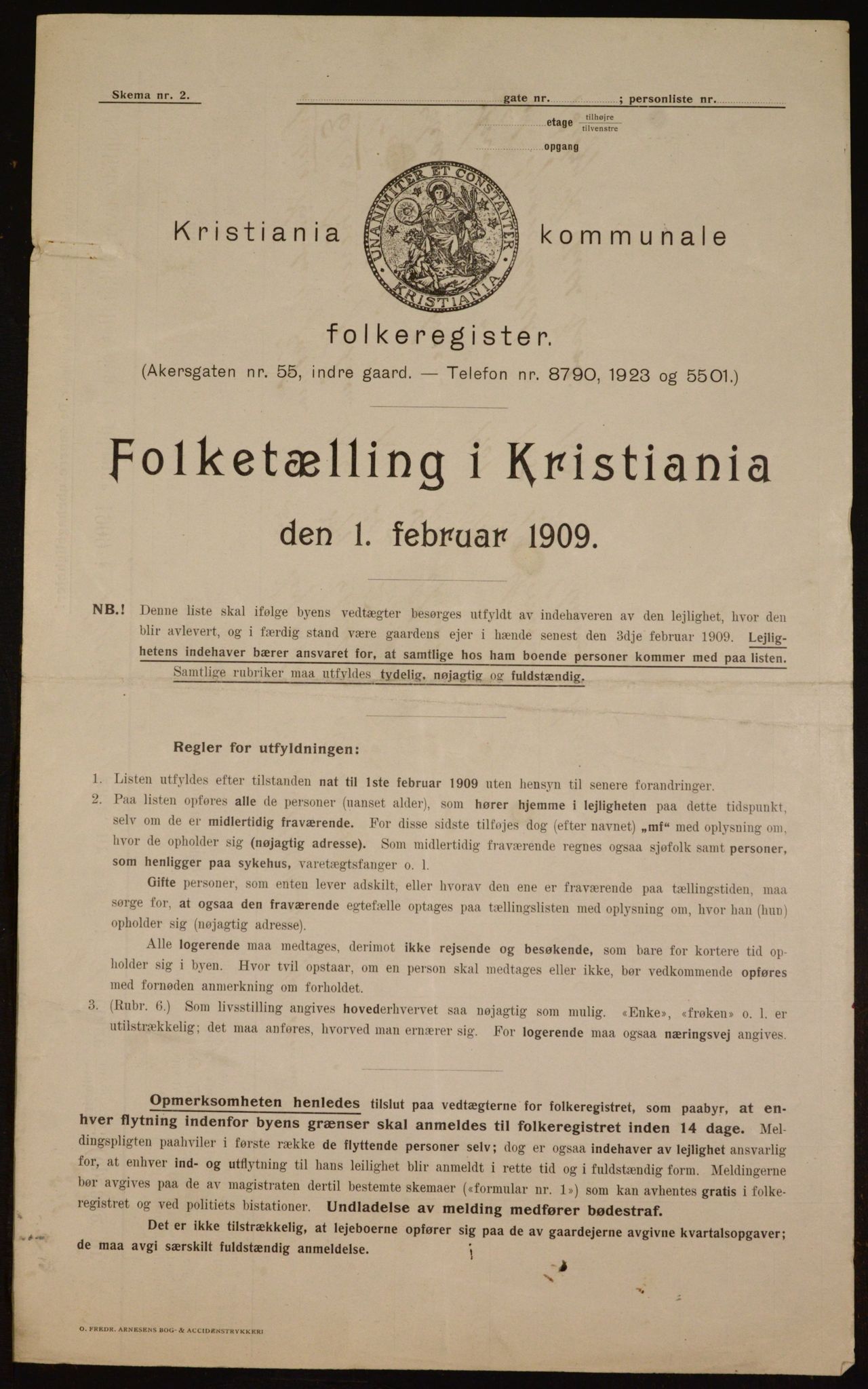 OBA, Kommunal folketelling 1.2.1910 for Kristiania, 1910, s. 4405
