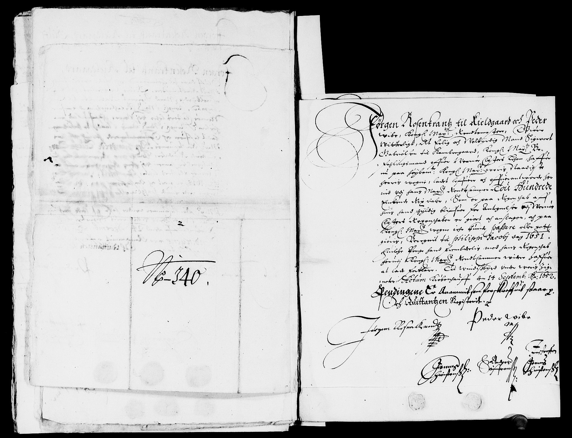 Rentekammeret inntil 1814, Reviderte regnskaper, Lensregnskaper, AV/RA-EA-5023/R/Rb/Rbg/L0009: Verne kloster len, 1618-1654