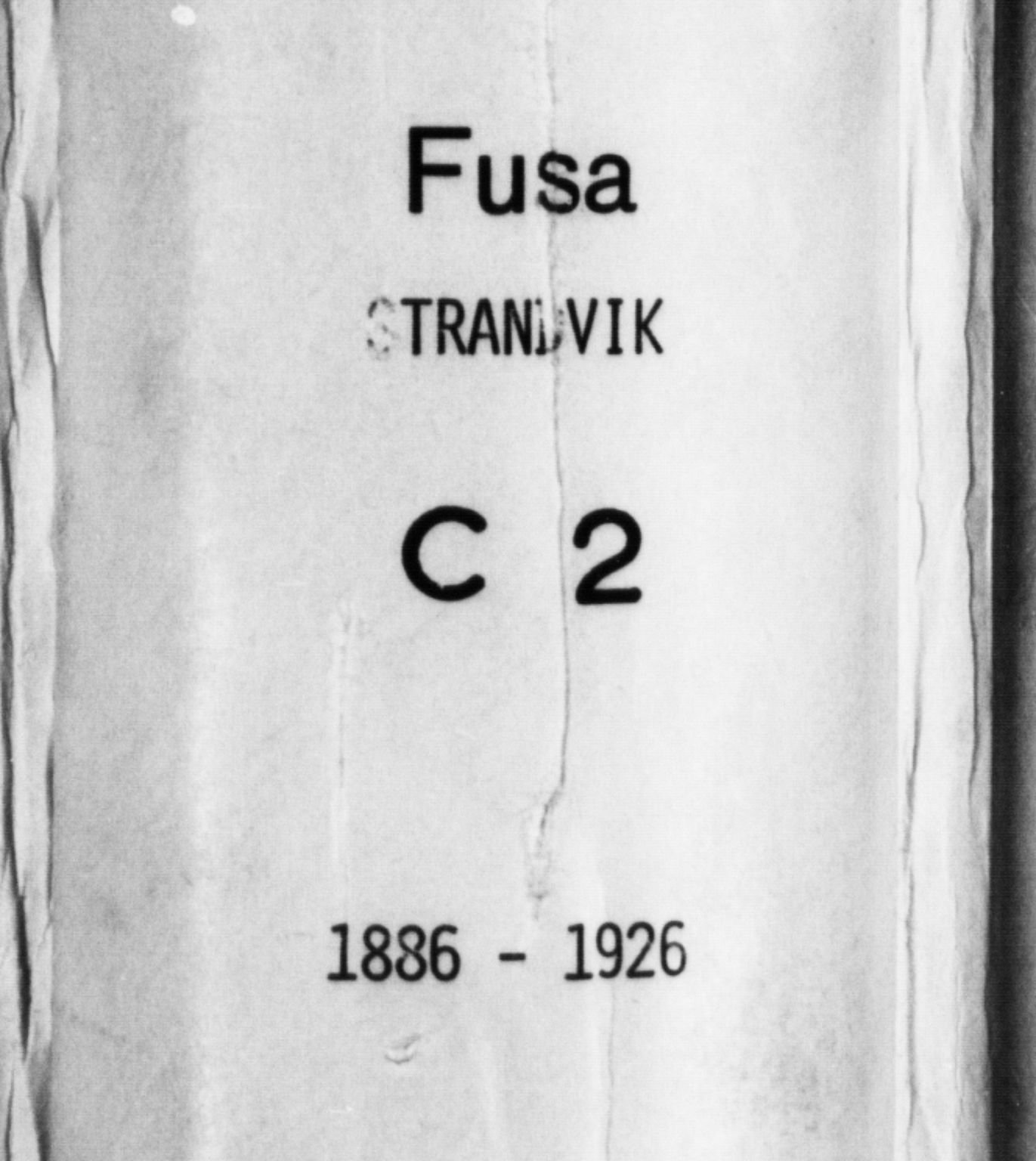 Fusa sokneprestembete, SAB/A-75401/H/Hab: Klokkerbok nr. C 2, 1886-1926