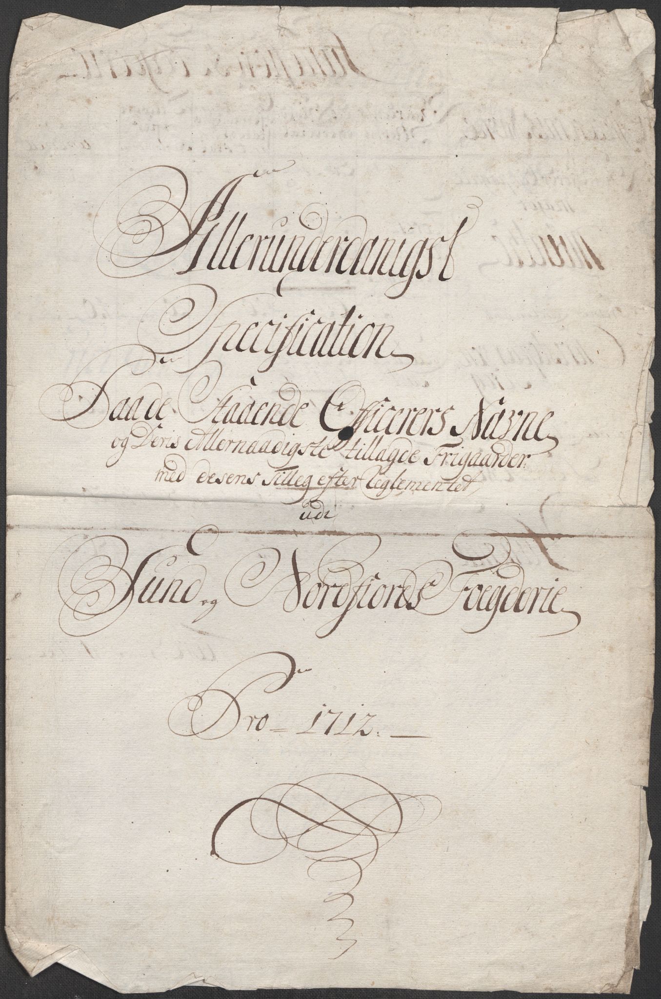 Rentekammeret inntil 1814, Reviderte regnskaper, Fogderegnskap, AV/RA-EA-4092/R53/L3435: Fogderegnskap Sunn- og Nordfjord, 1712, s. 242