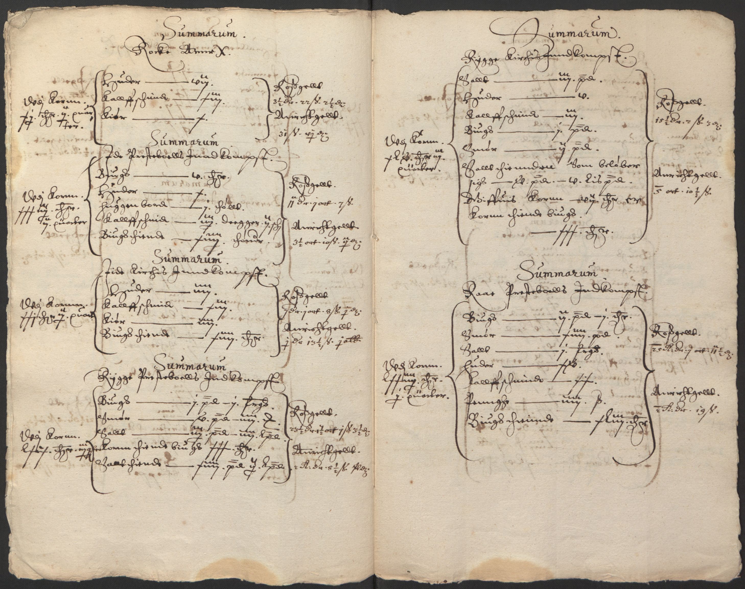 Stattholderembetet 1572-1771, AV/RA-EA-2870/Ek/L0014/0001: Jordebøker til utlikning av rosstjeneste 1624-1626: / Kirke- og prestebolsinntekter i Oslo og Hamar bispedømme, 1625-1626, s. 125