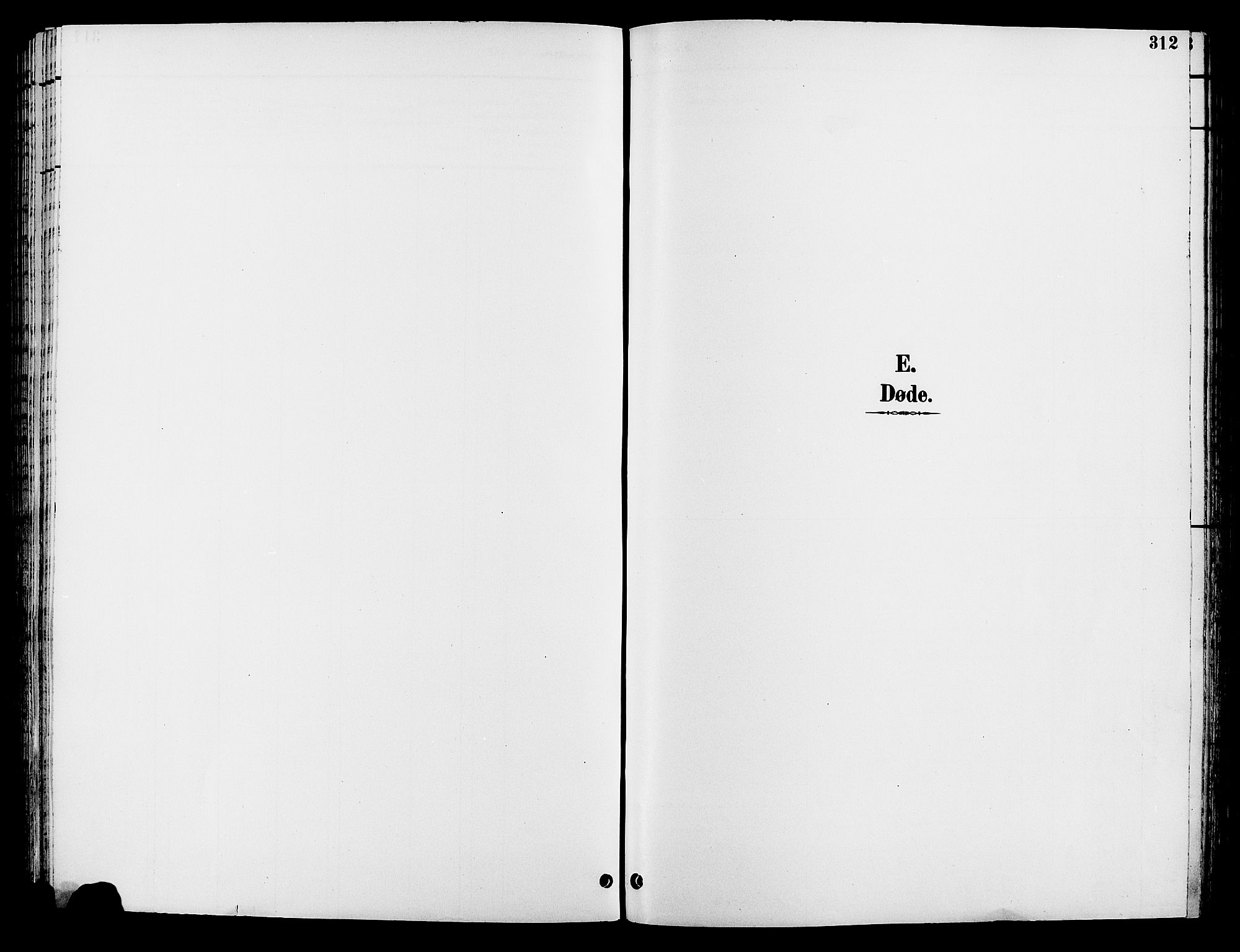 Løten prestekontor, SAH/PREST-022/L/La/L0006: Klokkerbok nr. 6, 1892-1909, s. 312