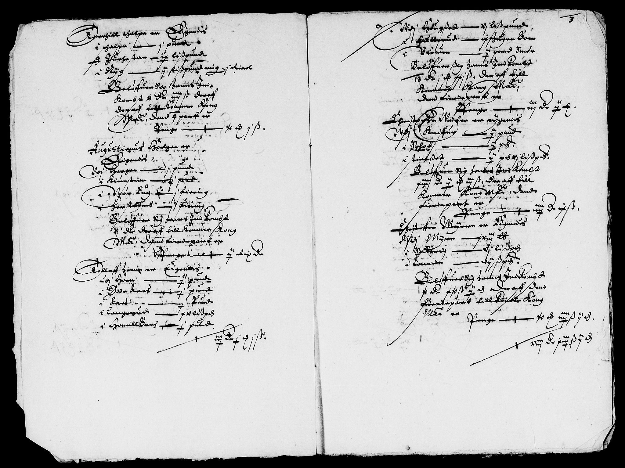Rentekammeret inntil 1814, Reviderte regnskaper, Lensregnskaper, AV/RA-EA-5023/R/Rb/Rbl/L0006: Brunla len med Eiker len 1626-37, 1635-1638