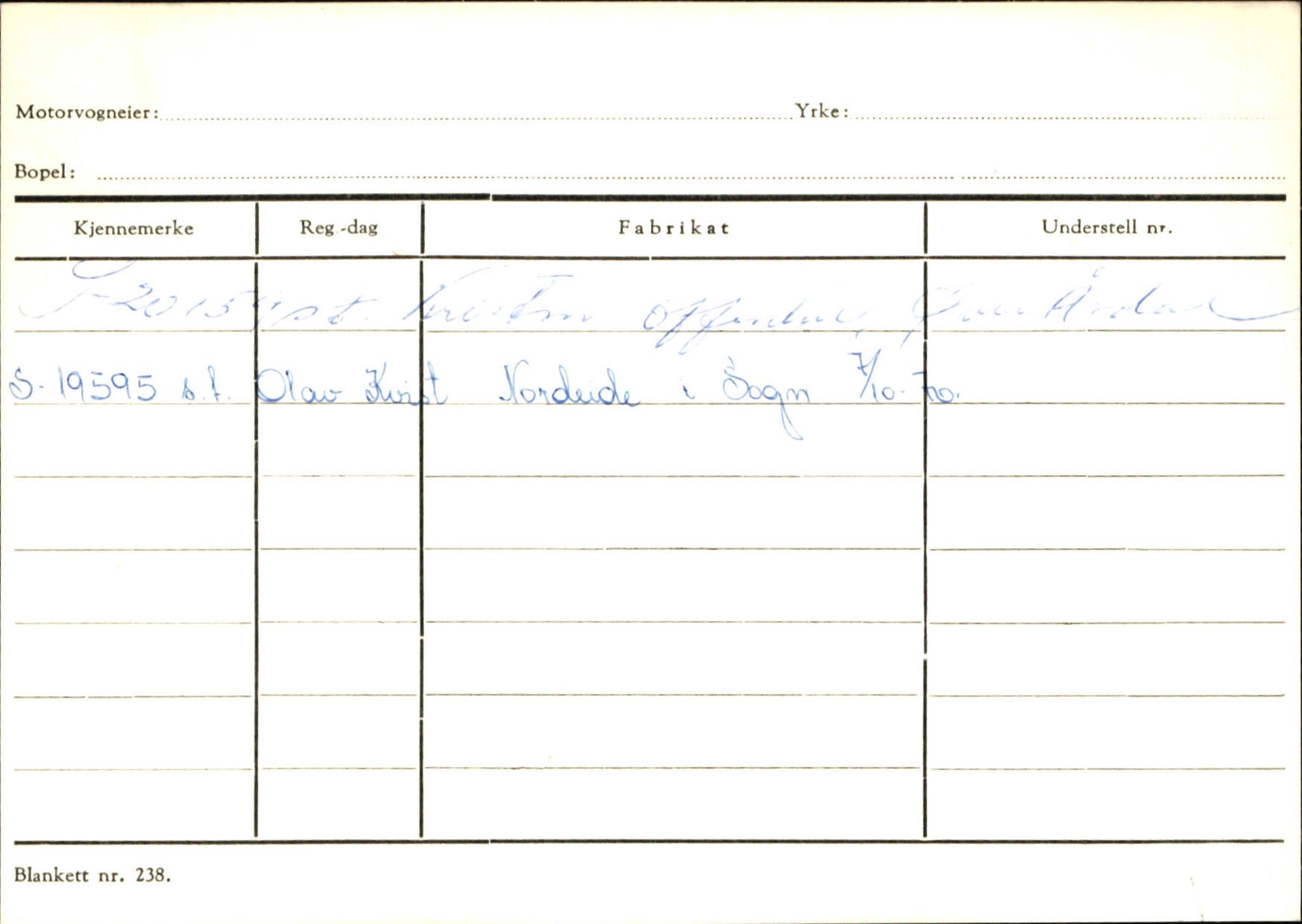 Statens vegvesen, Sogn og Fjordane vegkontor, AV/SAB-A-5301/4/F/L0130: Eigarregister Eid T-Å. Høyanger A-O, 1945-1975, s. 1878