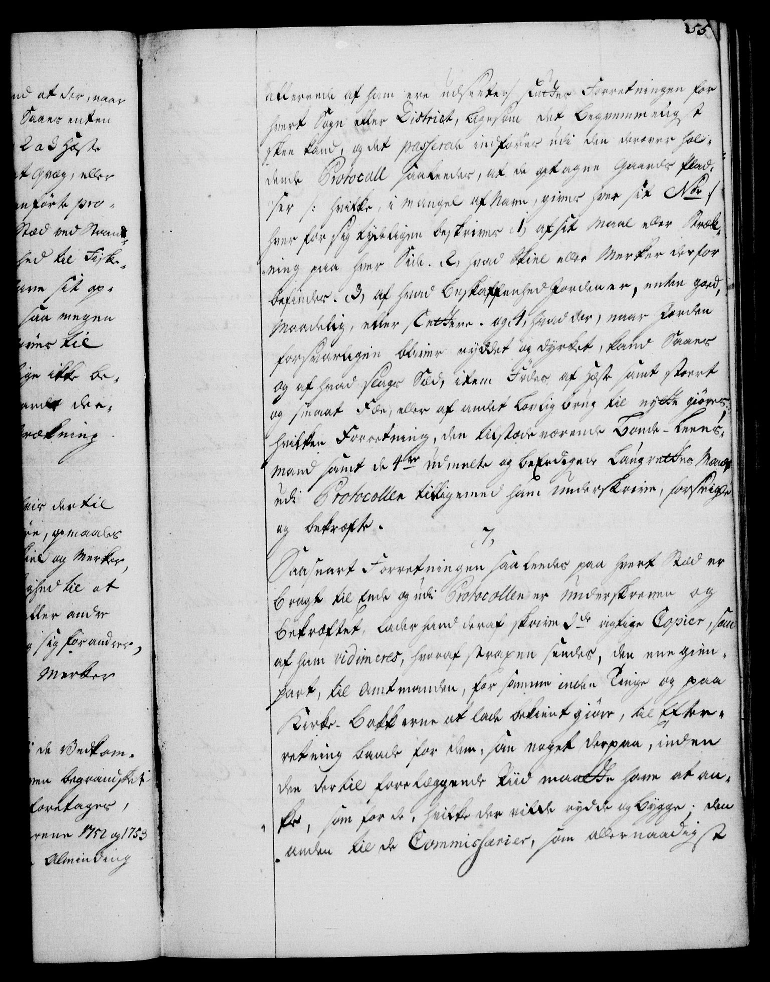 Rentekammeret, Kammerkanselliet, RA/EA-3111/G/Gg/Ggi/L0003: Norsk instruksjonsprotokoll med register (merket RK 53.36), 1751-1775, s. 55