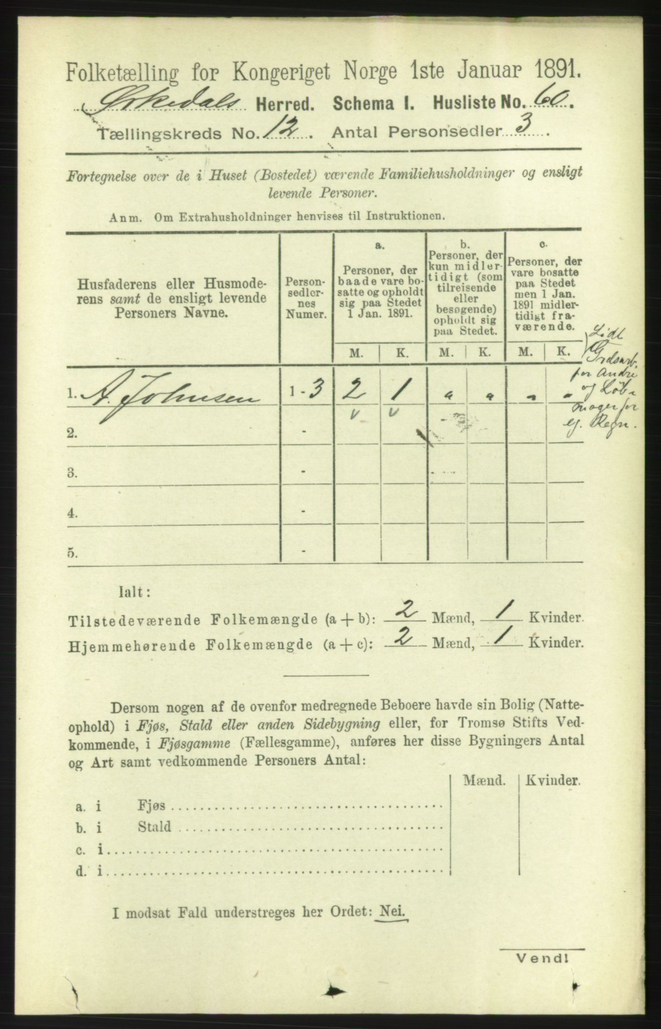 RA, Folketelling 1891 for 1638 Orkdal herred, 1891, s. 5575