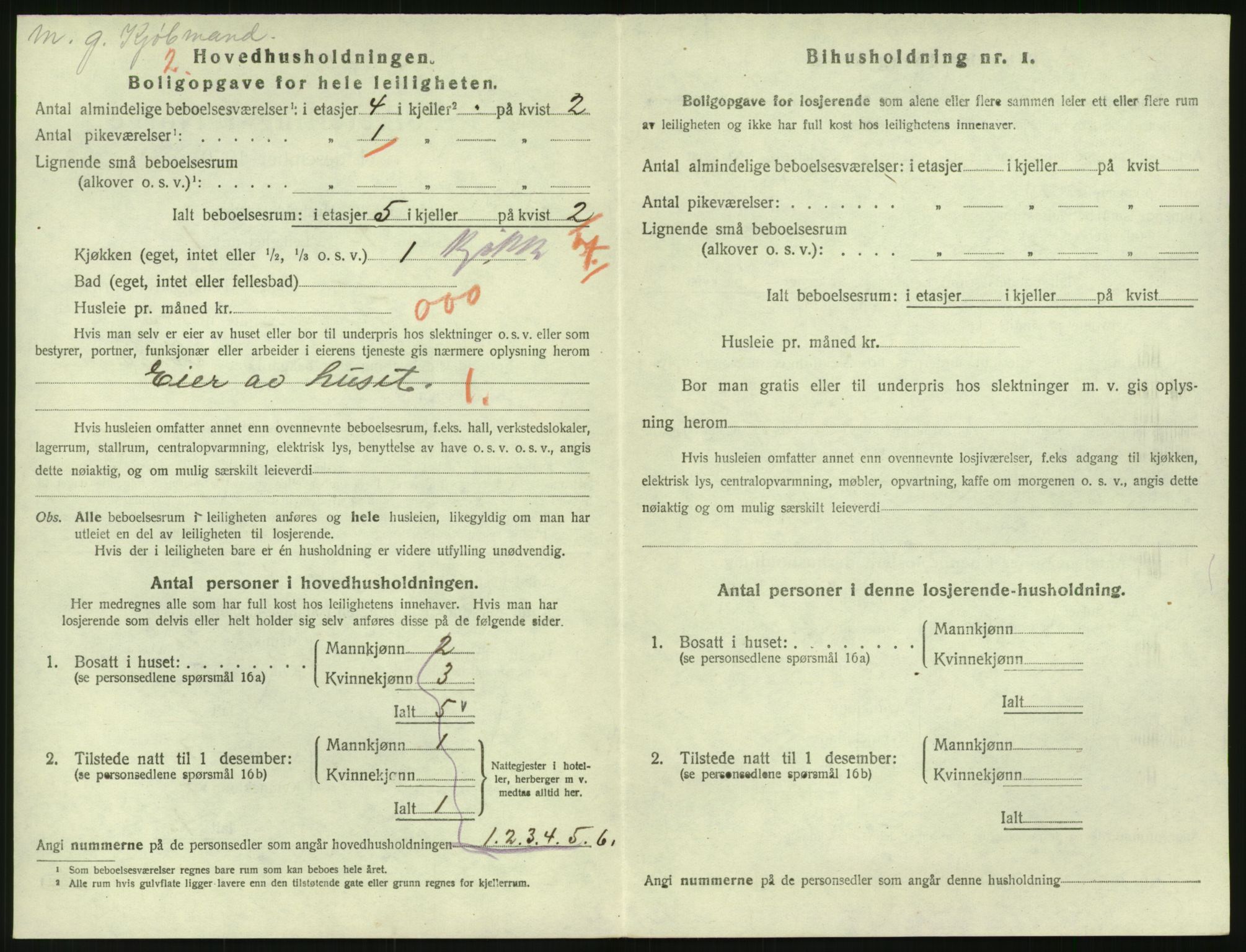SAK, Folketelling 1920 for 0901 Risør kjøpstad, 1920, s. 1518