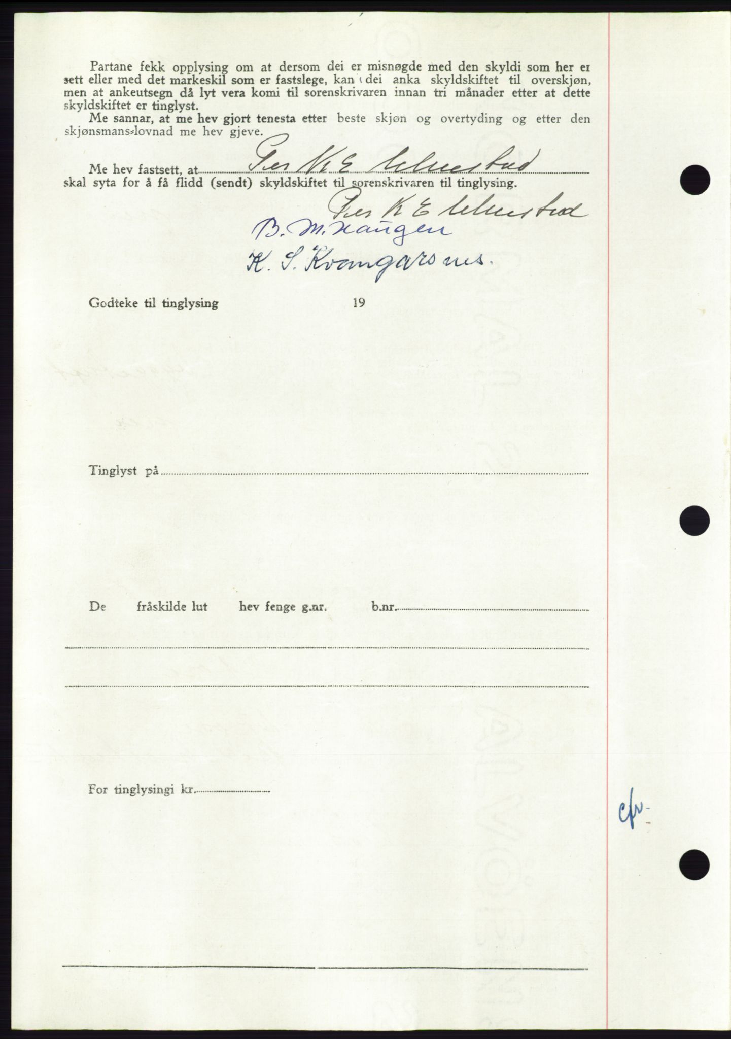 Søre Sunnmøre sorenskriveri, AV/SAT-A-4122/1/2/2C/L0084: Pantebok nr. 10A, 1949-1949, Dagboknr: 691/1949