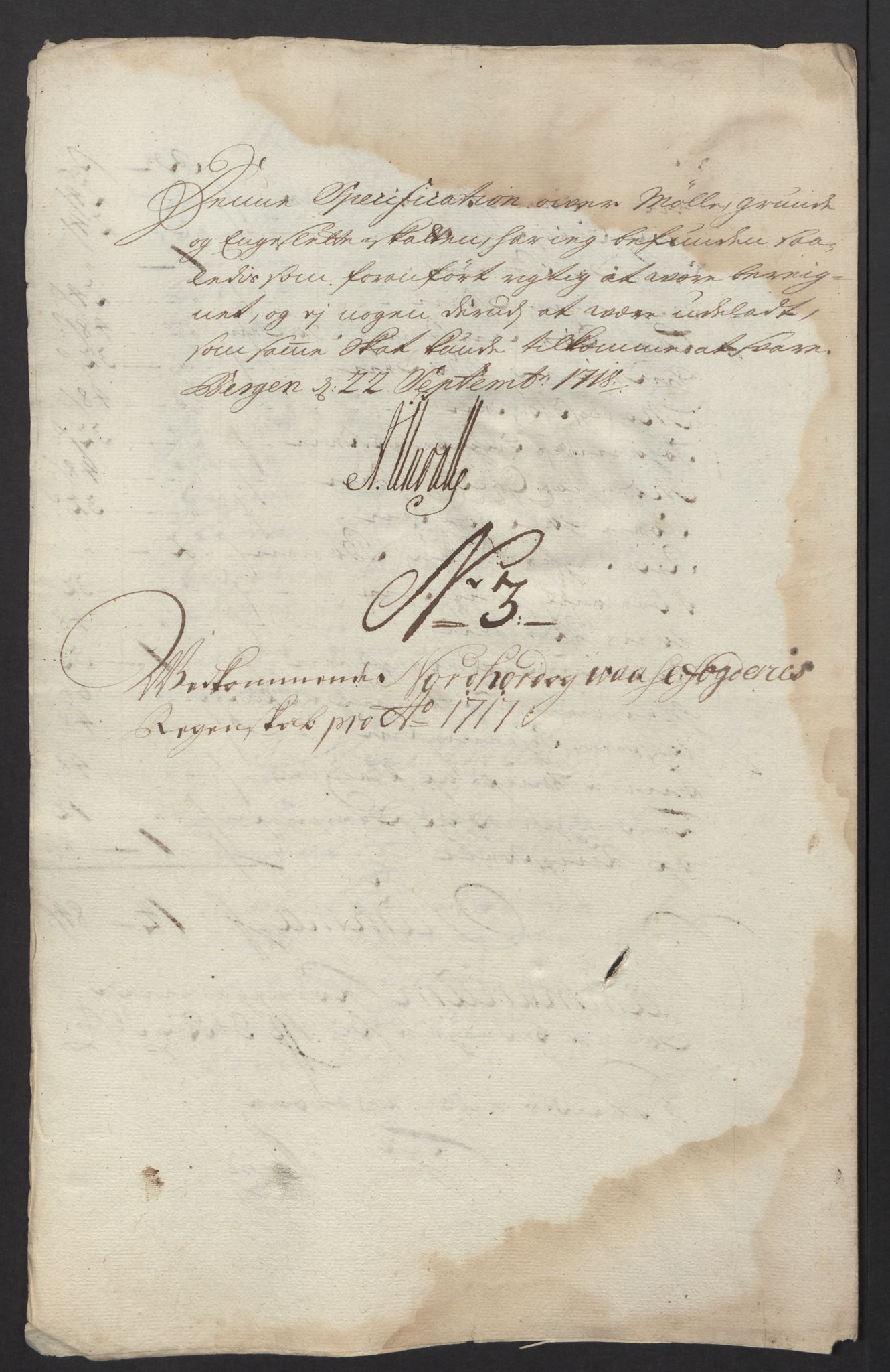 Rentekammeret inntil 1814, Reviderte regnskaper, Fogderegnskap, RA/EA-4092/R51/L3201: Fogderegnskap Nordhordland og Voss, 1717, s. 37